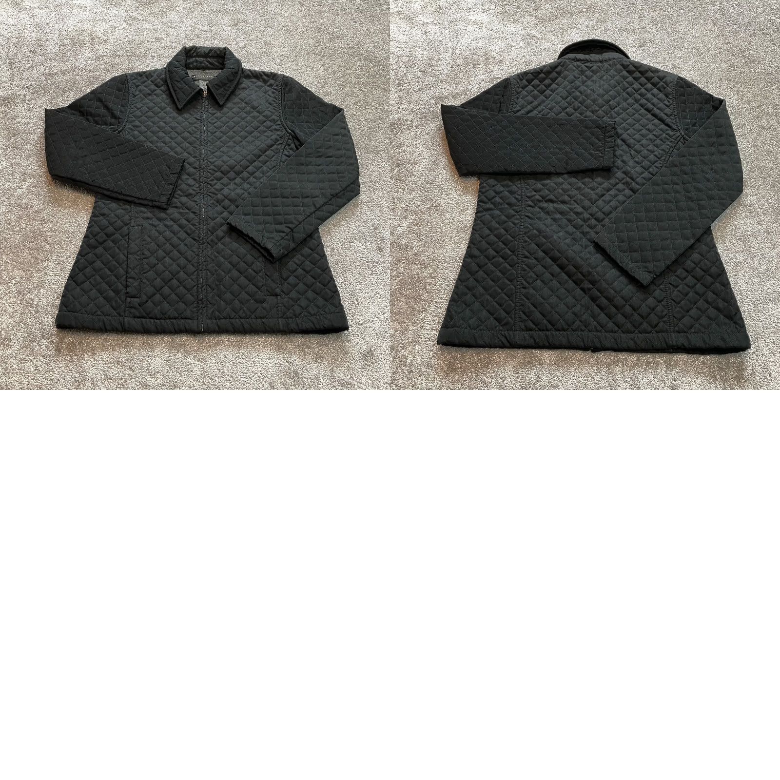 Geoffrey Beene Geoffrey Beene Sport Quilted Jacket Womens M Black Full Zip Pockets Collar Size M / US 6-8 / IT 42-44 - 9 Thumbnail