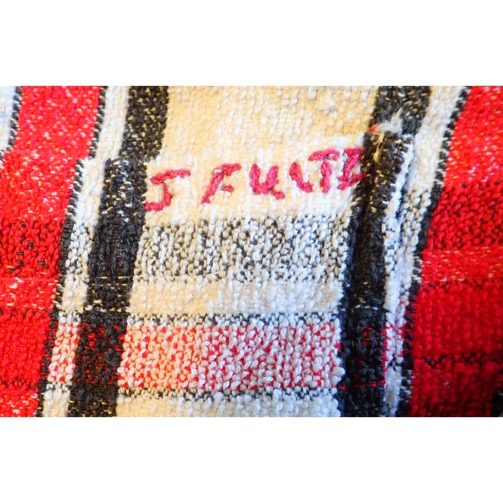 Vintage VINTAGE Pilgrim Sears Bath Robe Men’s Adult Large Plaid Belted Nubby Terry Cloth Fall Winter 50s 60s Size US L / EU 52-54 / 3 - 4 Thumbnail