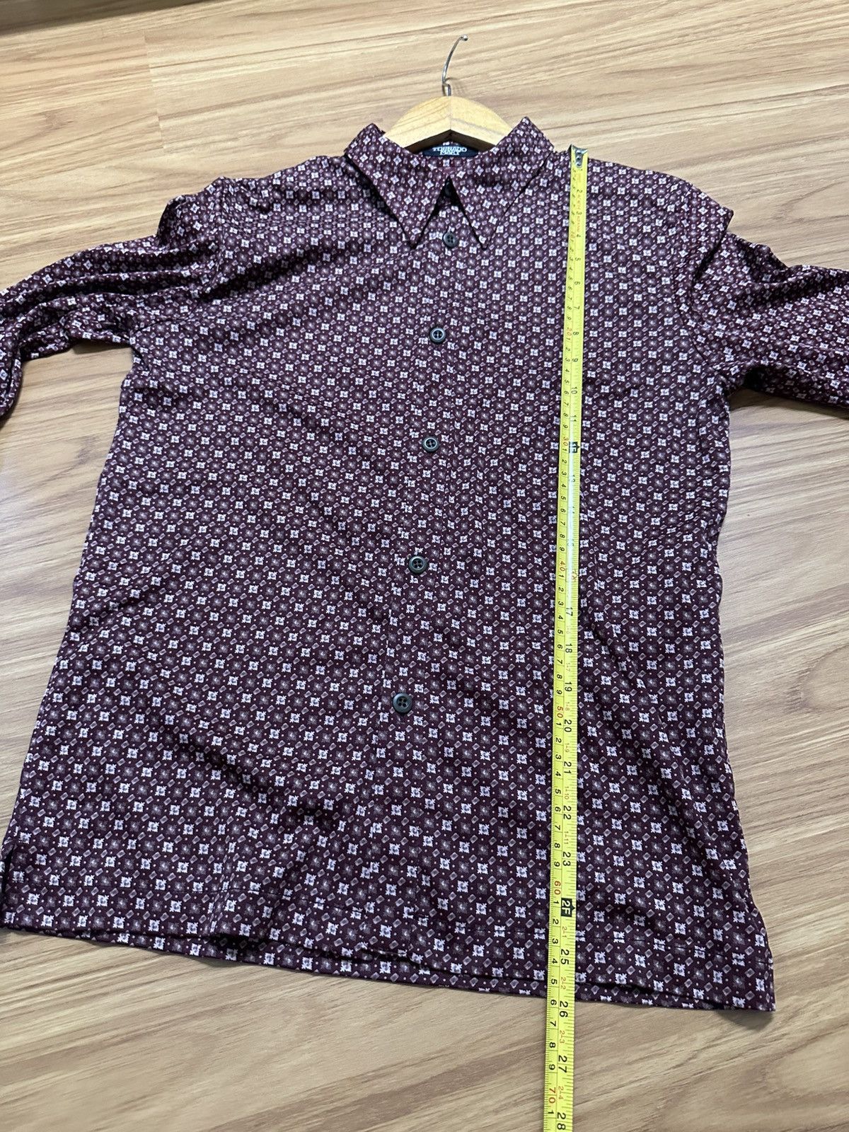 Japanese Brand × Tornado Mart Tornado Mart Maroon Floral Button Up Size US M / EU 48-50 / 2 - 13 Thumbnail