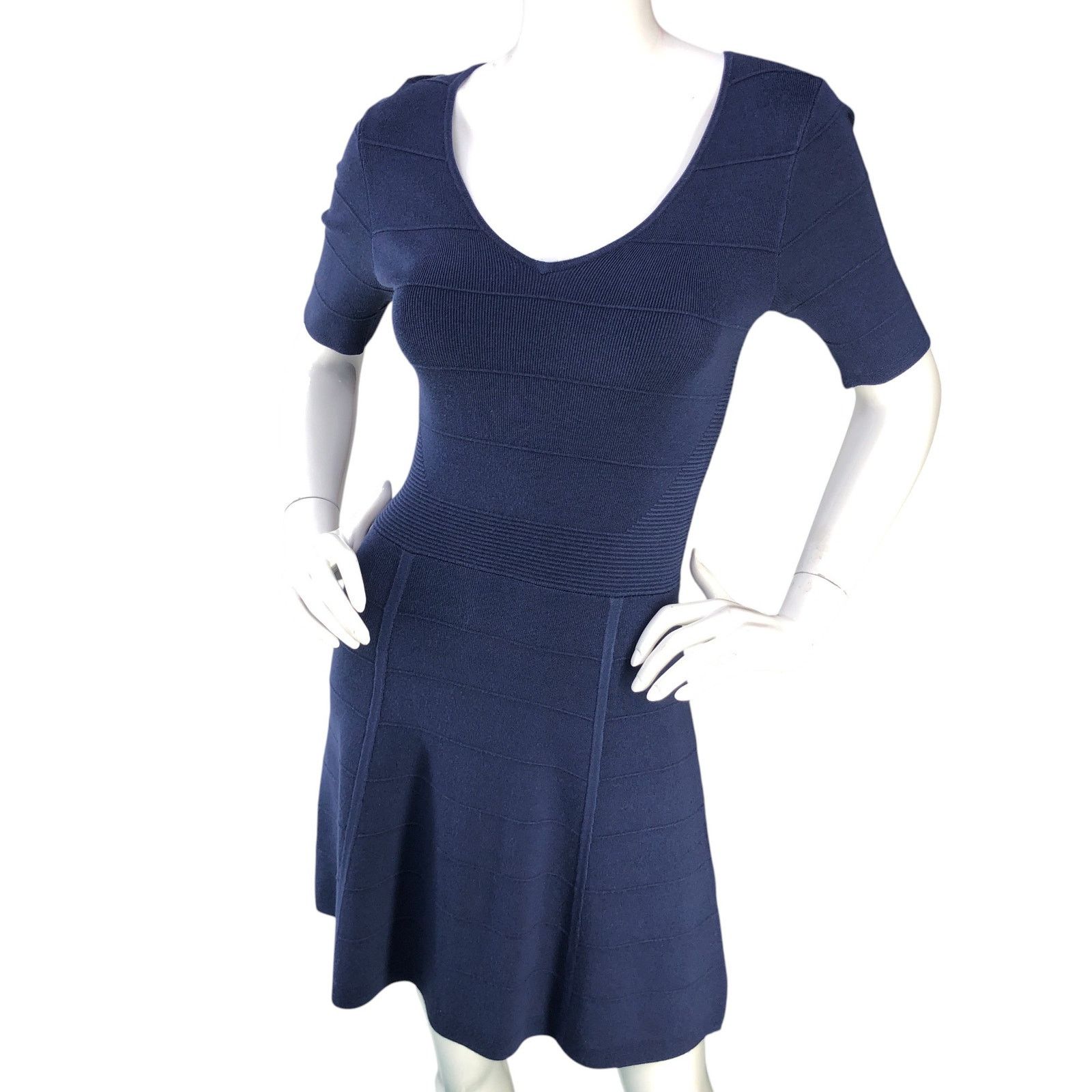 Ann Taylor Ann Taylor Size XXSP Dress Ottoman V Neck Sweater Blue Size XXS / US 00 / IT 34 - 1 Thumbnail