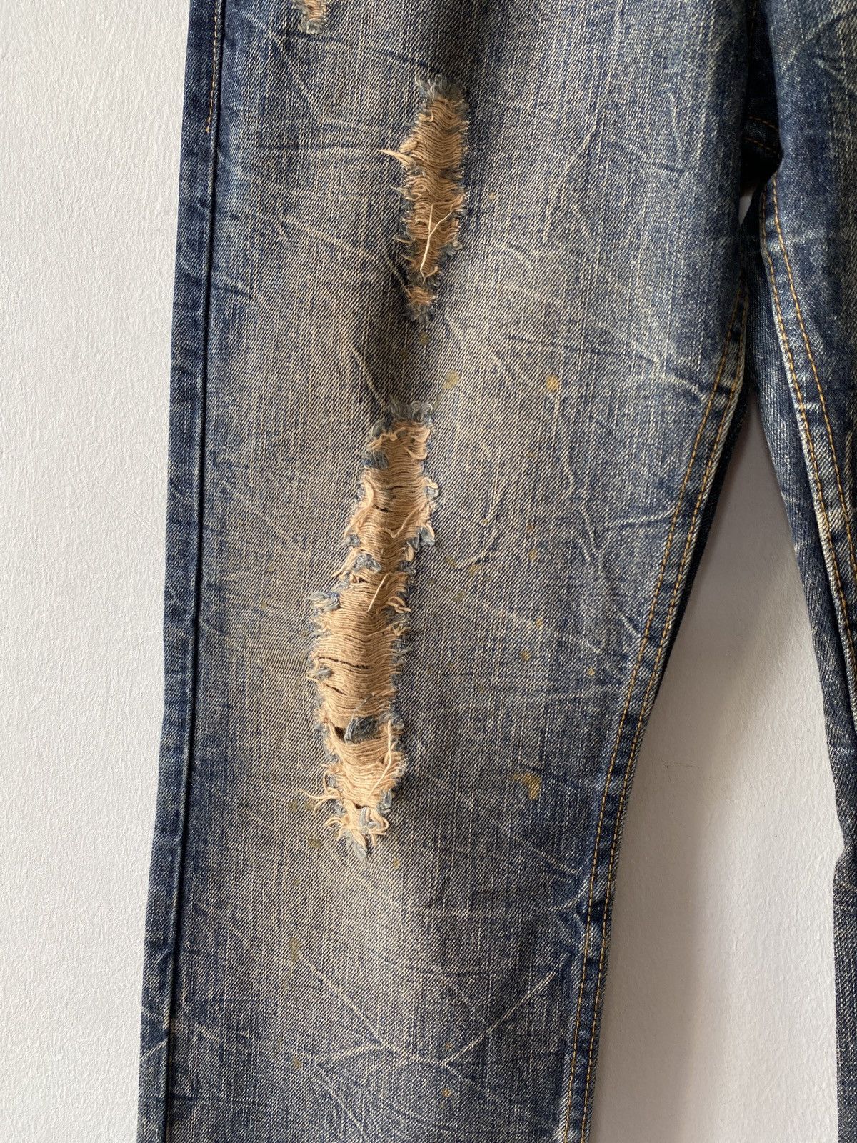Japanese Brand Japanese Brand Legend Of Glamour Distressed Denim Size US 32 / EU 48 - 6 Thumbnail