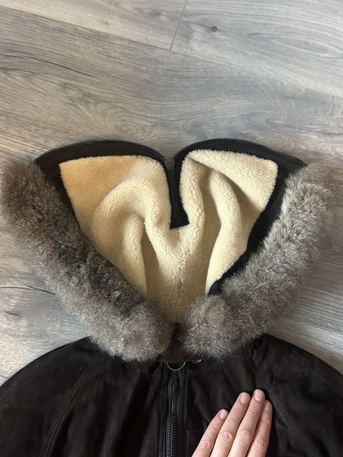 Prada Prada Shearling and Suede Aviator Jacket Size US M / EU 48-50 / 2 - 12 Thumbnail