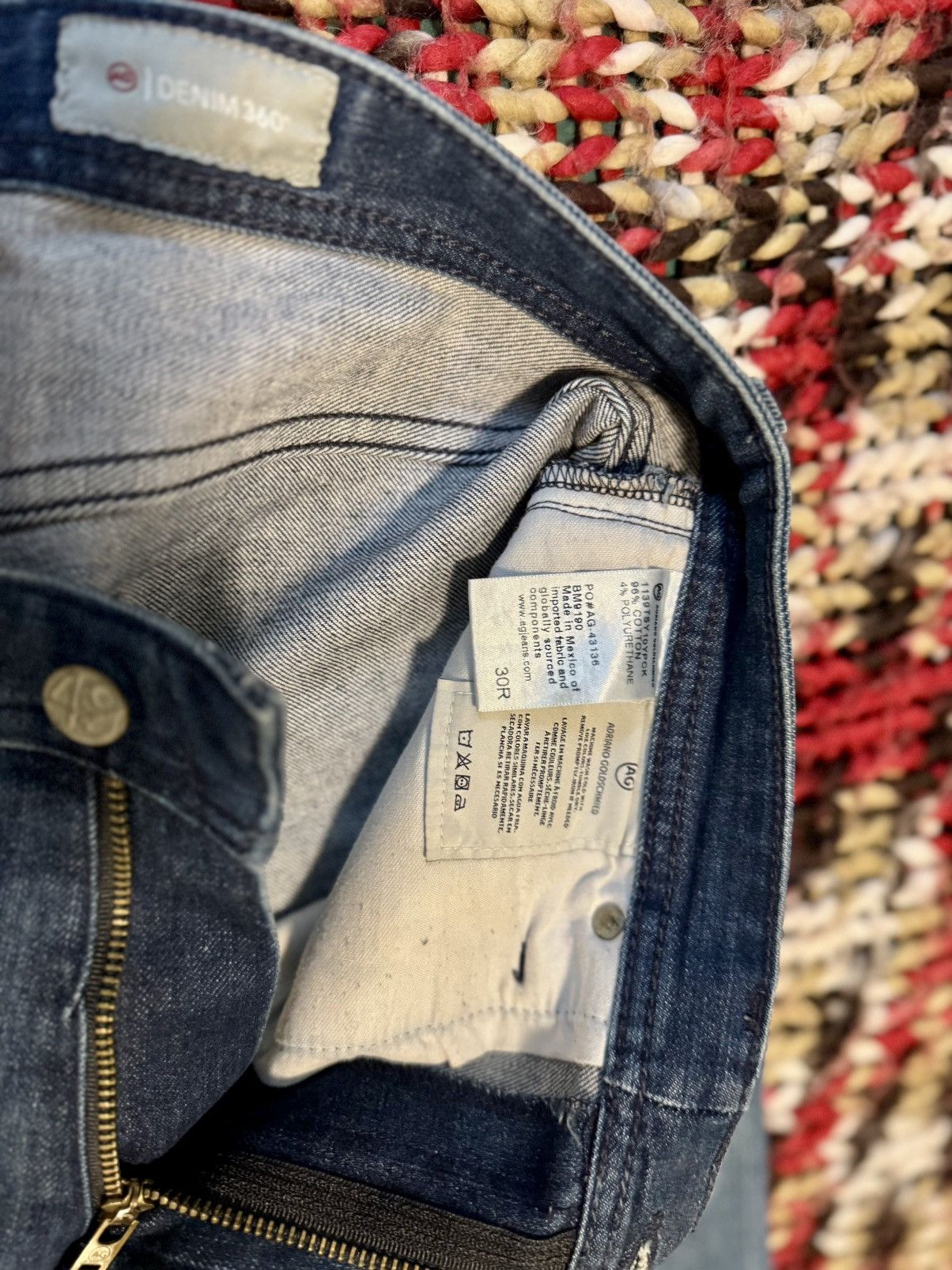 AG Adriano Goldschmied AG Adriano Goldschmied Blue Denim Jeans - Size 30 Size US 30 / EU 46 - 5 Thumbnail