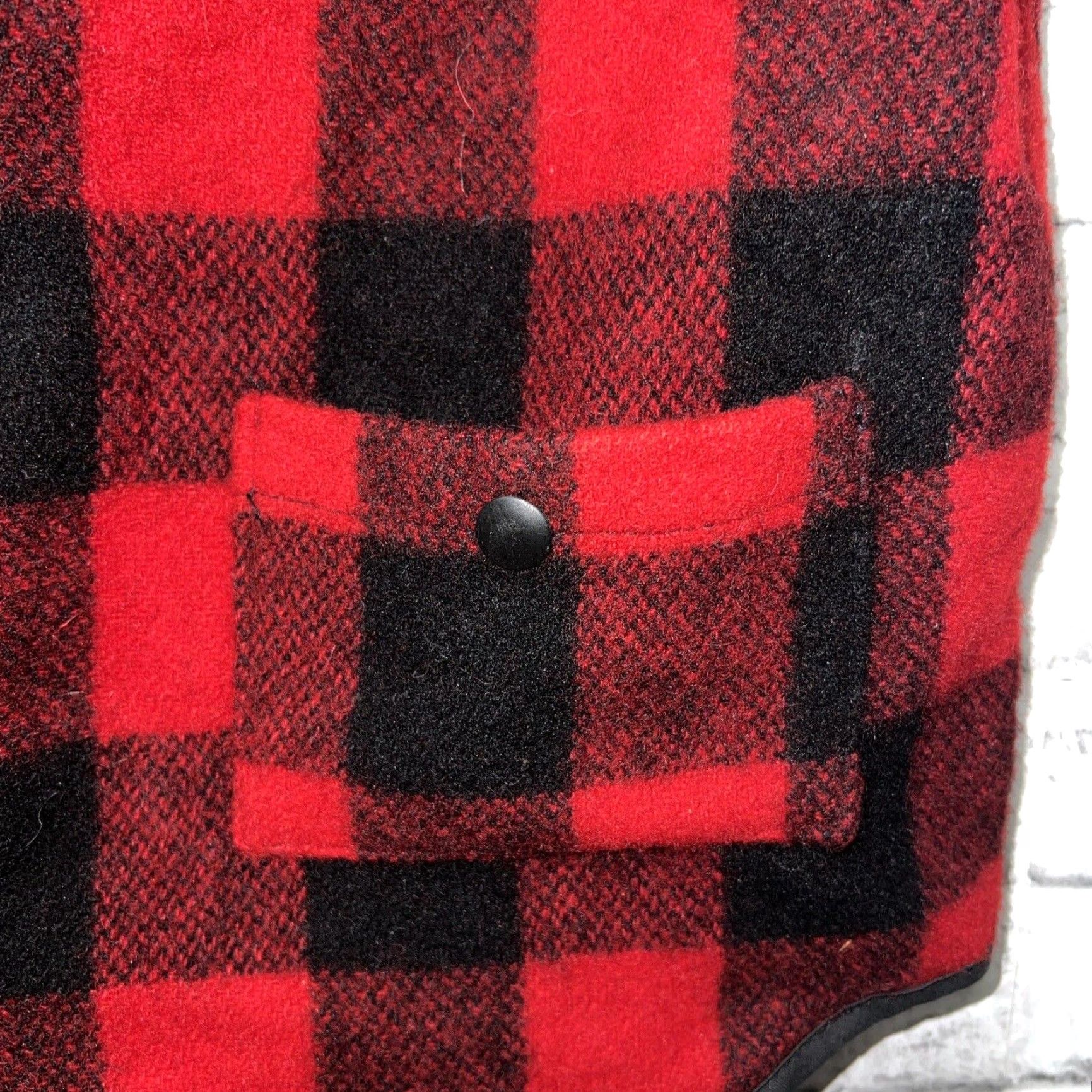 Vintage VINTAGE Zerowear Red Plaid Wool Vest Snap Button Men’s Size M Size US M / EU 48-50 / 2 - 4 Thumbnail