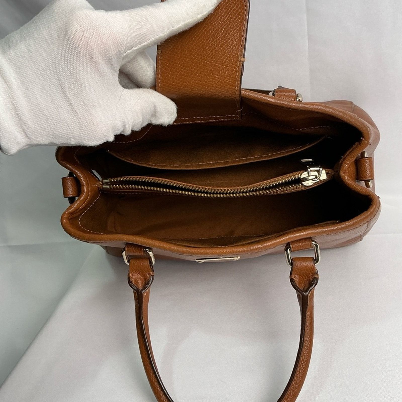 Coach COACH Brown 2 way Crossgrain Mini MARGO Carryall Satchel Size ONE SIZE - 4 Thumbnail