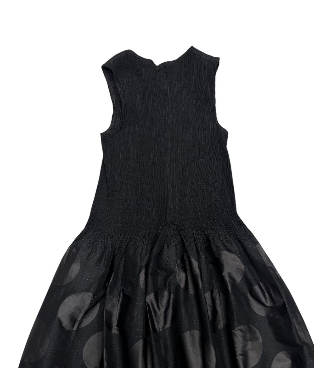 Hiroko Koshino Homme × Japanese Brand × Pleats Please Issey Miyake Pleated Please Sleeveless Dress Polka Dot Hiroko Koshino Size XS / US 0-2 / IT 36-38 - 6 Thumbnail