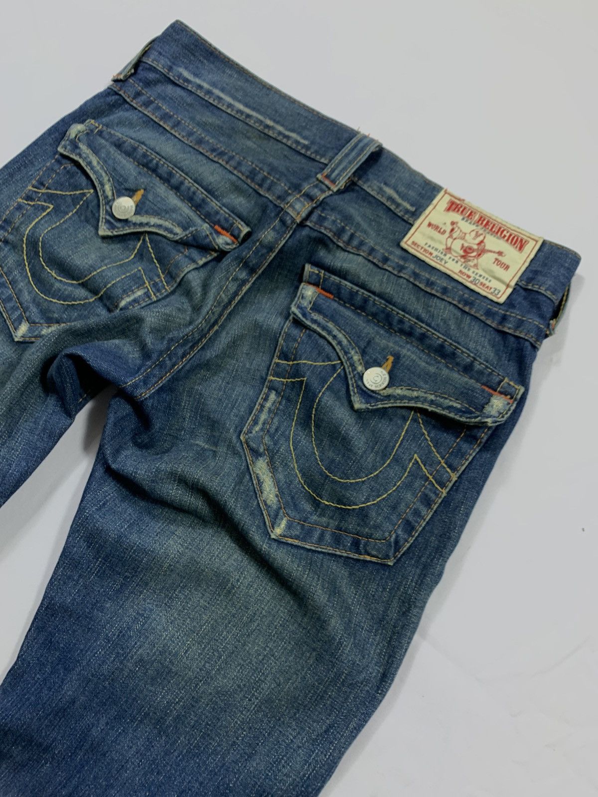 Tornado Mart Vintage True Religion Denim Flered Jeans Size US 32 / EU 48 - 3 Thumbnail