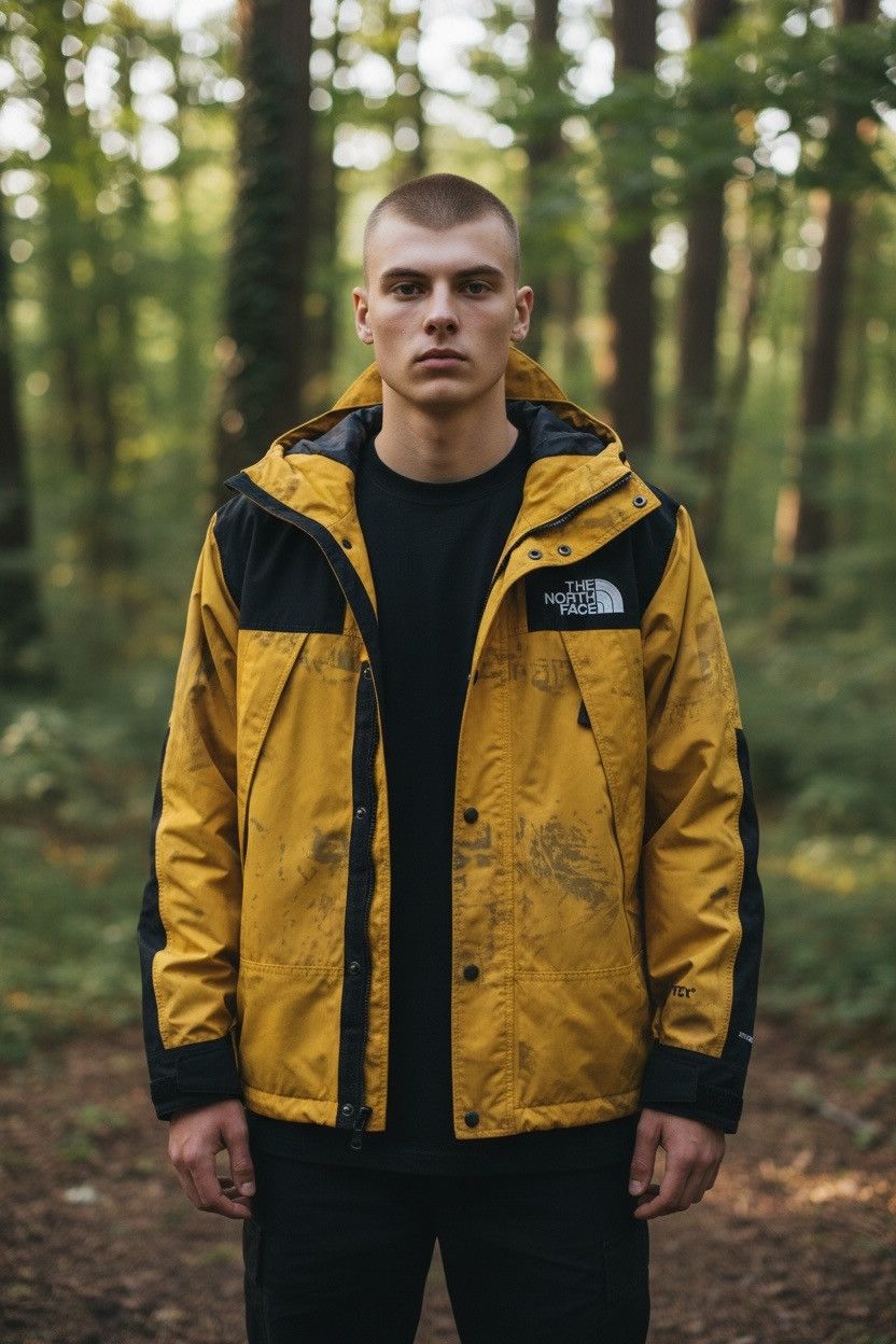 Goretex ❌Grail❌ The North Face paint Jacket Robot design rare Size US M / EU 48-50 / 2 - 2 Thumbnail