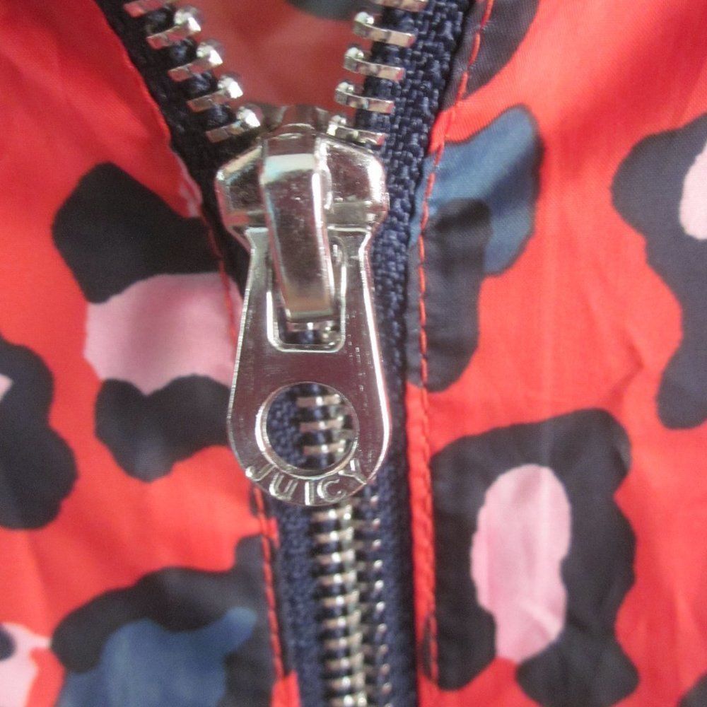 Juicy Couture Juicy Couture Psycho Red Hyper Leopard Nylon Track Jacket Si Size M / US 6-8 / IT 42-44 - 8 Thumbnail