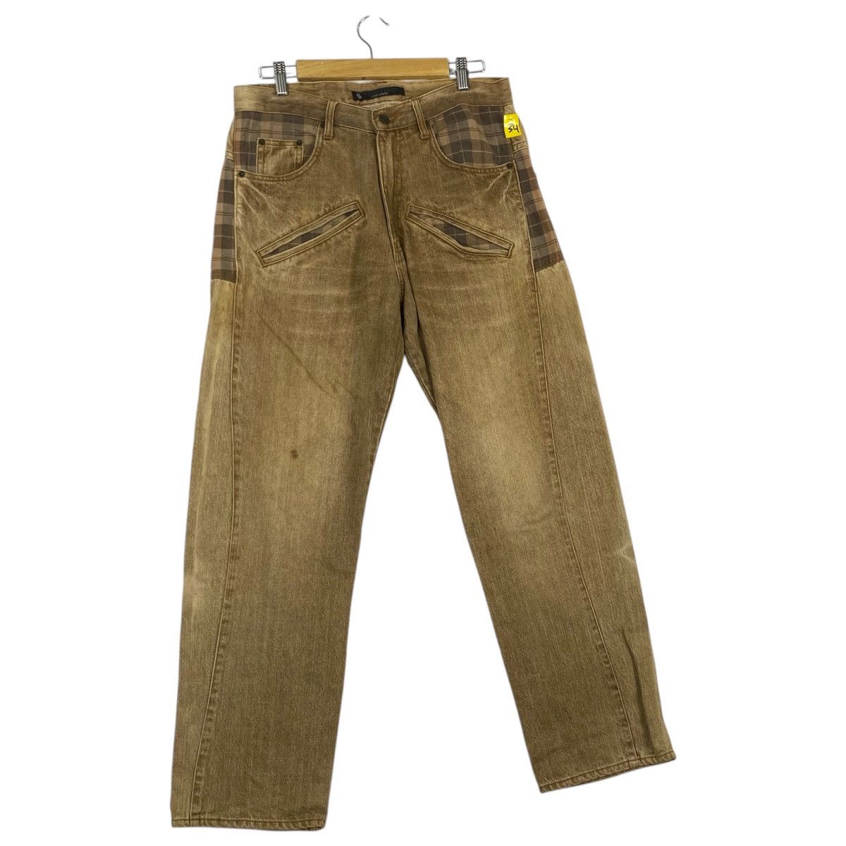 Designer × Vintage Vintage Distressed Denim × Japanese Brand The East Twenty Size US 33 - 3 Thumbnail