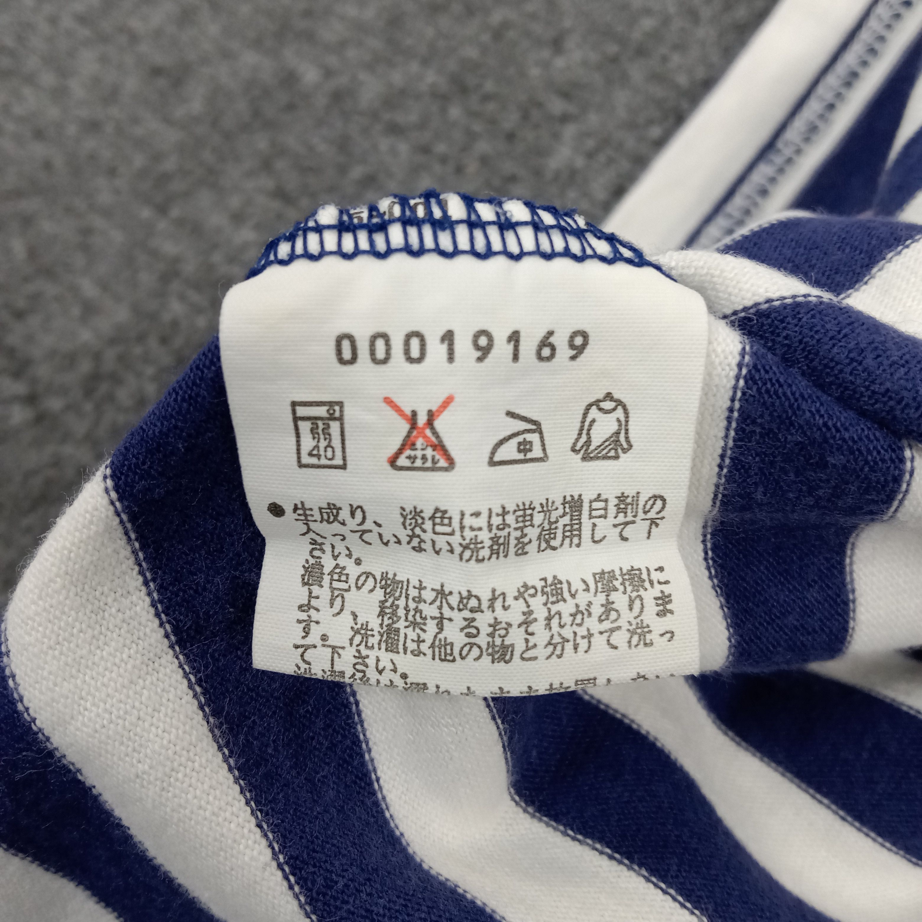 Vintage × agnes b. Agnes B. Homme Designer Brand Stripes Tshirt Size US M / EU 48-50 / 2 - 5 Thumbnail