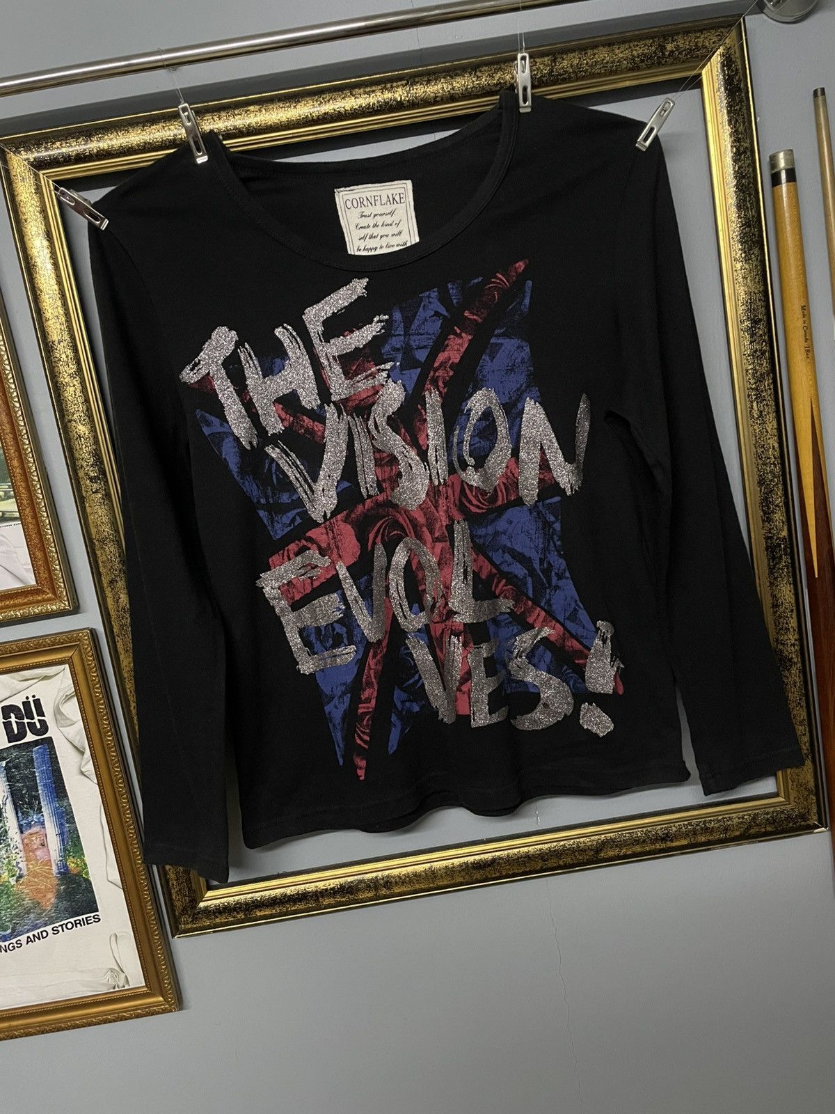 Designer × Japanese Brand × Vintage Vintage 1990s Japan Designer The Vision Evol Ves Punk Tshirt Size US S / EU 44-46 / 1 - 2 Thumbnail