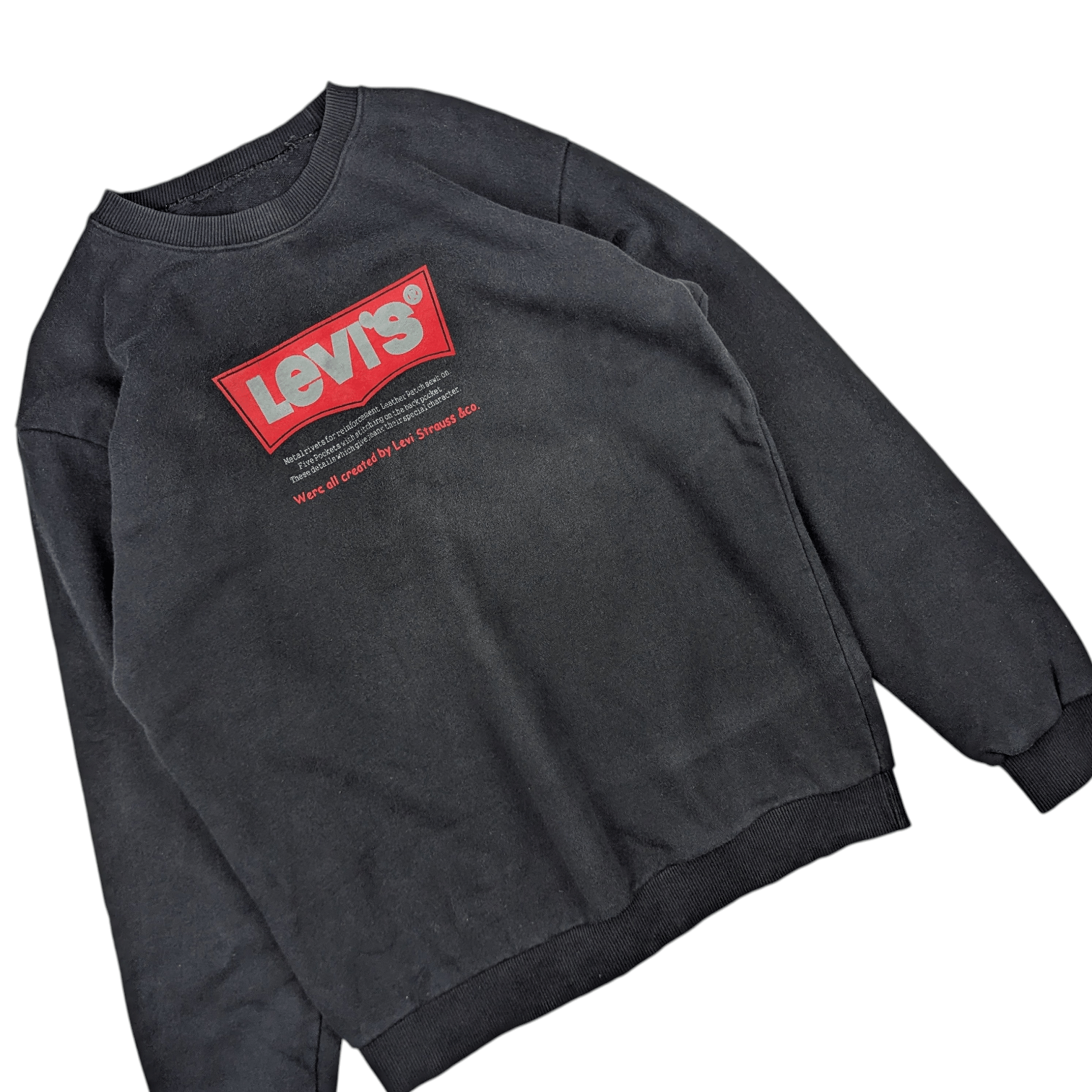 Levi's 90's Vintage LEVIS Classic Big Logo Sweatshirts Jumper Size US M / EU 48-50 / 2 - 6 Thumbnail