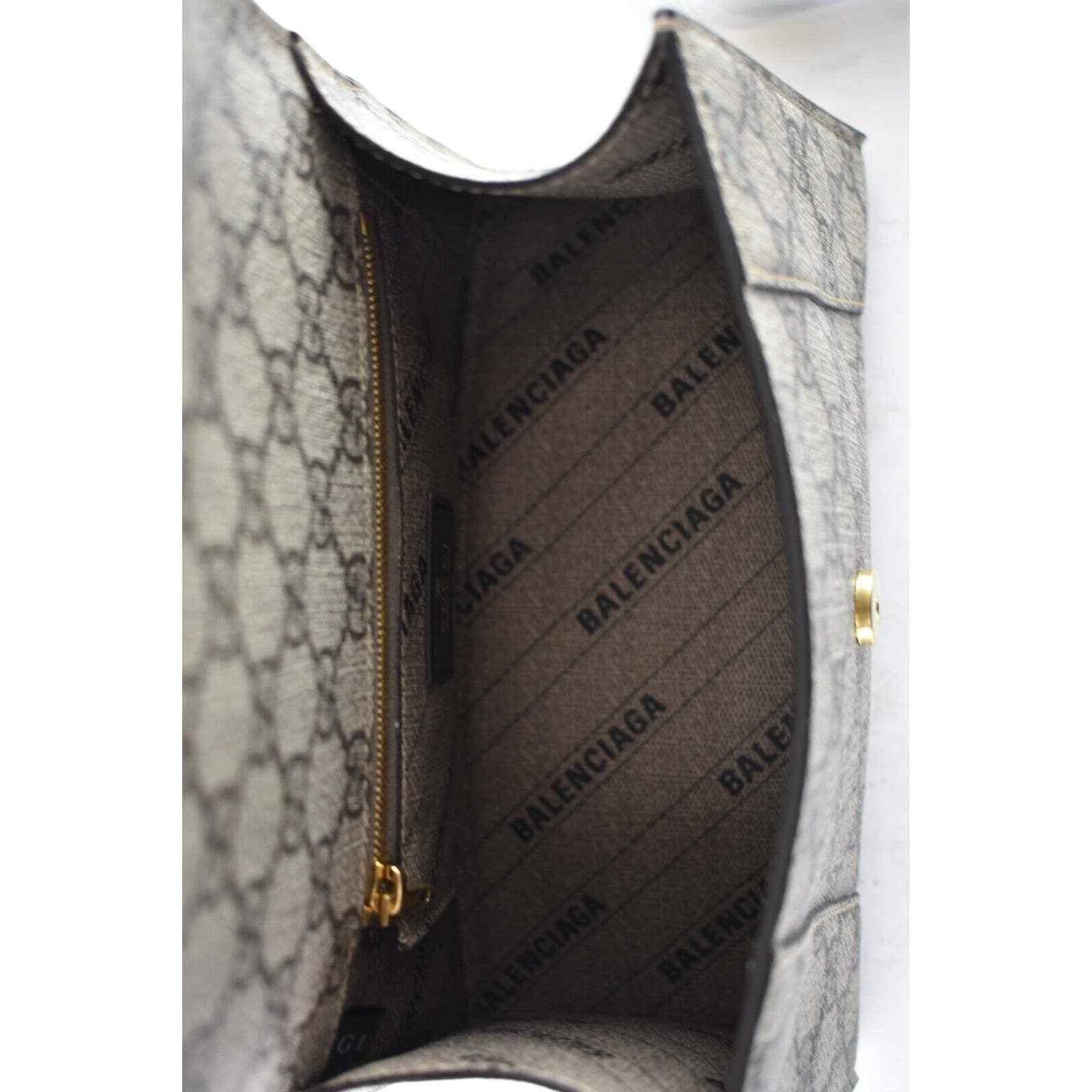 Gucci Gucci X Balenciaga Supreme Canvas GG Logo Top Handle Bag Size ONE SIZE - 12 Thumbnail