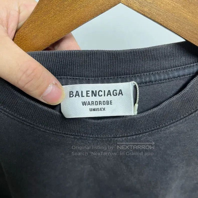 Balenciaga Balenciaga Embroidered Logo Short Sleeve. Size US XS / EU 42 / 0 - 3 Thumbnail