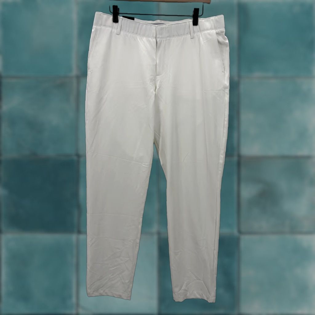 Under Armour Under Armour Pants Womens 14 White HeatGear Golf Trousers Stretch Sport Travel Size 36" / US 14 / IT 50 - 1 Thumbnail