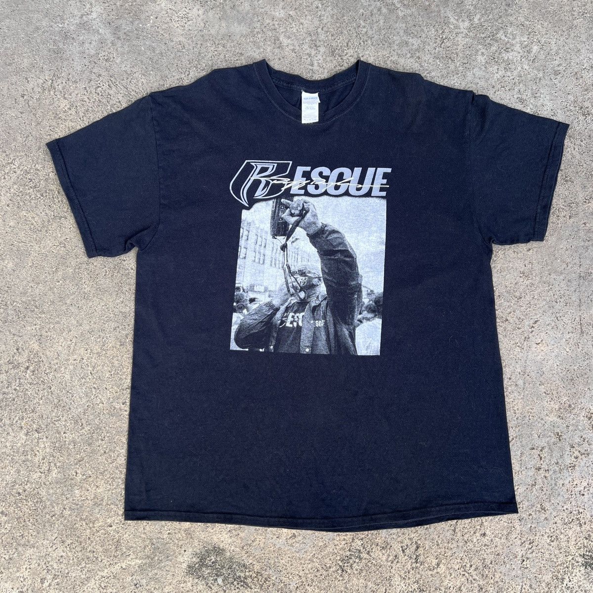 Rap Tees × Ruff Ryders × Vintage Vintage Y2K Ruff Ryders Rescue Promo Tee XL Size US XL / EU 56 / 4 - 2 Thumbnail