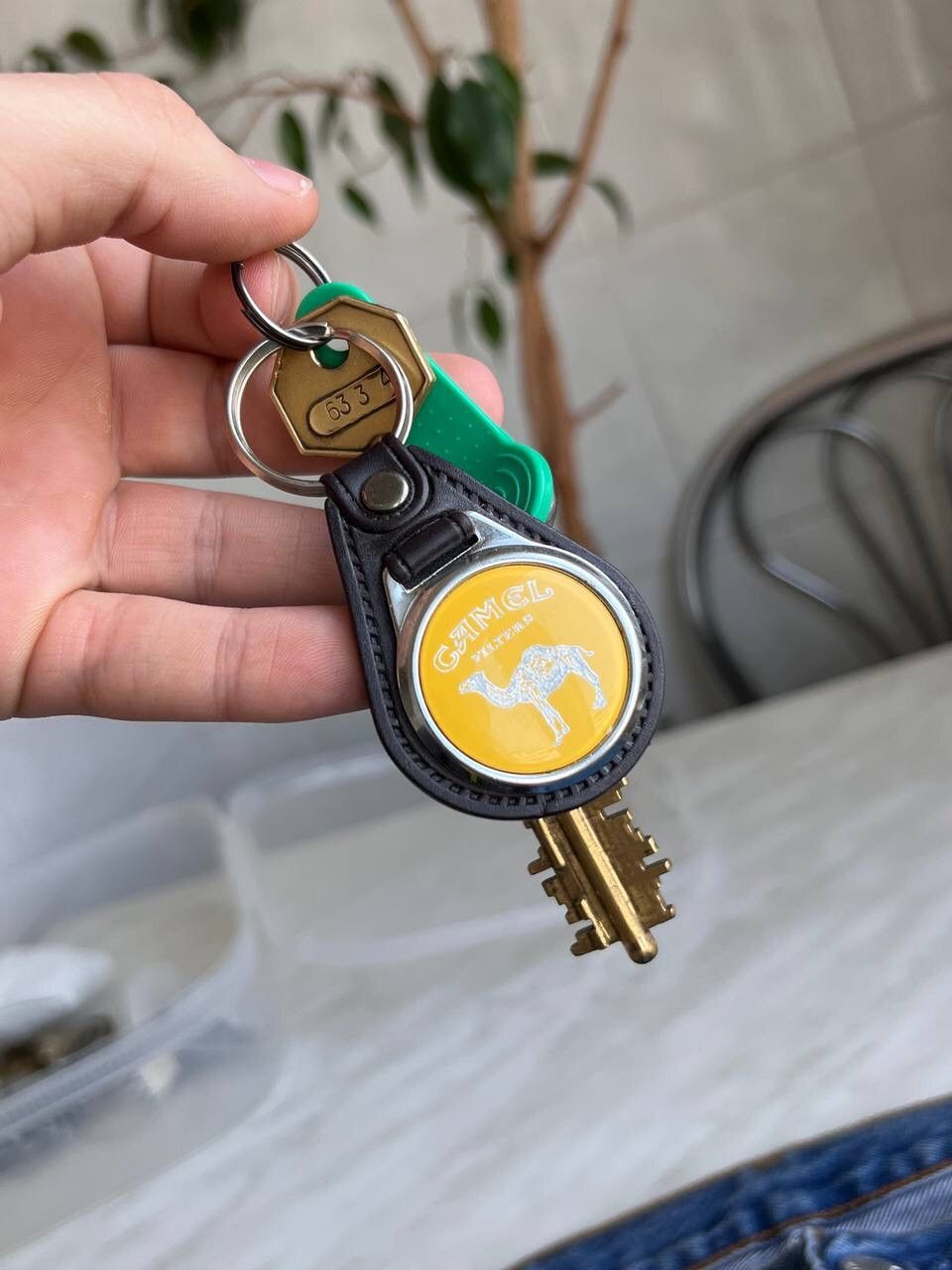 Camel × Marlboro × Vintage Marlboro 90s Camel Retro Keychain Leather Steel Auto Racing Size ONE SIZE - 3 Thumbnail