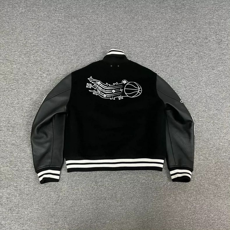Louis Vuitton Louis Vuitton Leather Sleeve Baseball Jacket 2505-Nextarrow Size US L / EU 52-54 / 3 - 2 Thumbnail