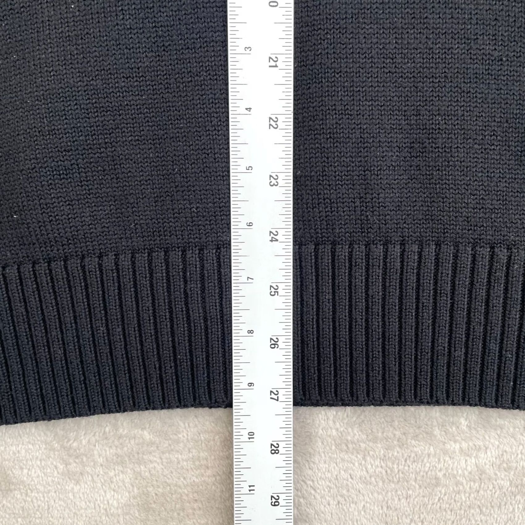 Banana Republic VINTAGE Banana Republic Hooded Henley Sweater Men L Black Nylon Wool Pullover Regular All Seasons Size US L / EU 52-54 / 3 - 6 Thumbnail