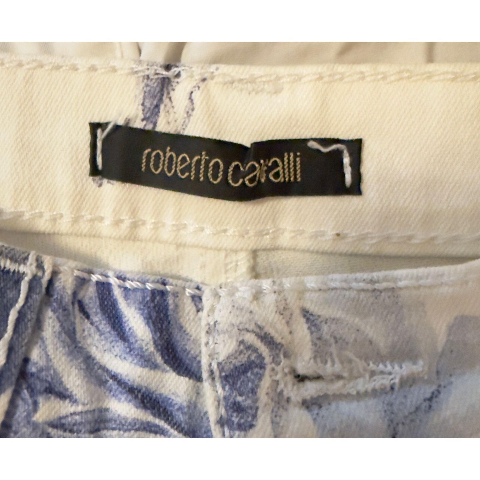 Roberto Cavalli Roberto Cavalli Floral Print Jeans size 38IT/2-4 US Size 27" / US 4 / IT 40 - 8 Thumbnail