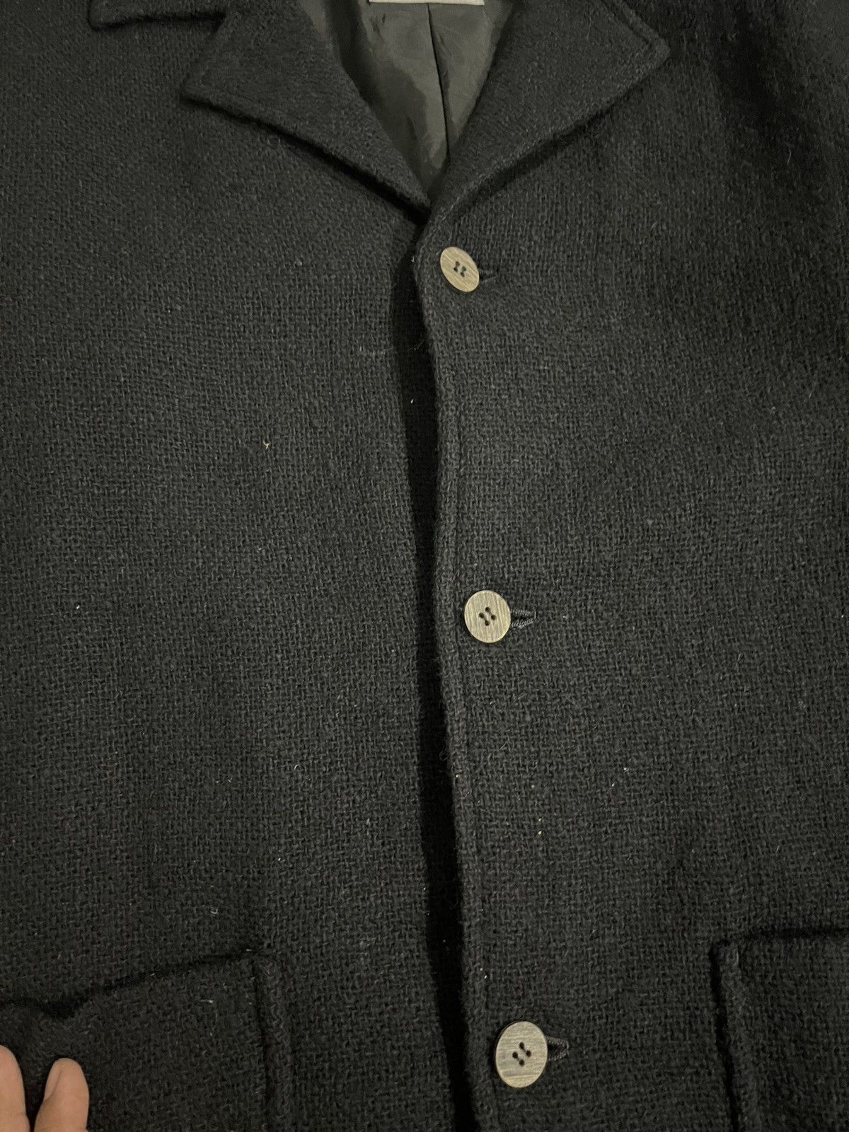 Yohji Yamamoto Vintage Workshop By Yohji Yamamoto Coat Jacket Size 50L - 8 Thumbnail