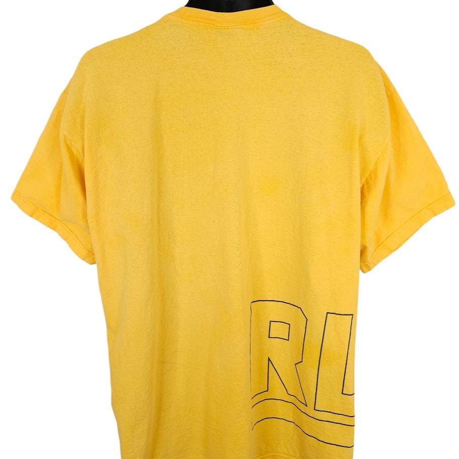 Vintage Vintage Polo Jeans Company T Shirt Mens Size XL Yellow 90s Size US XL / EU 56 / 4 - 4 Thumbnail