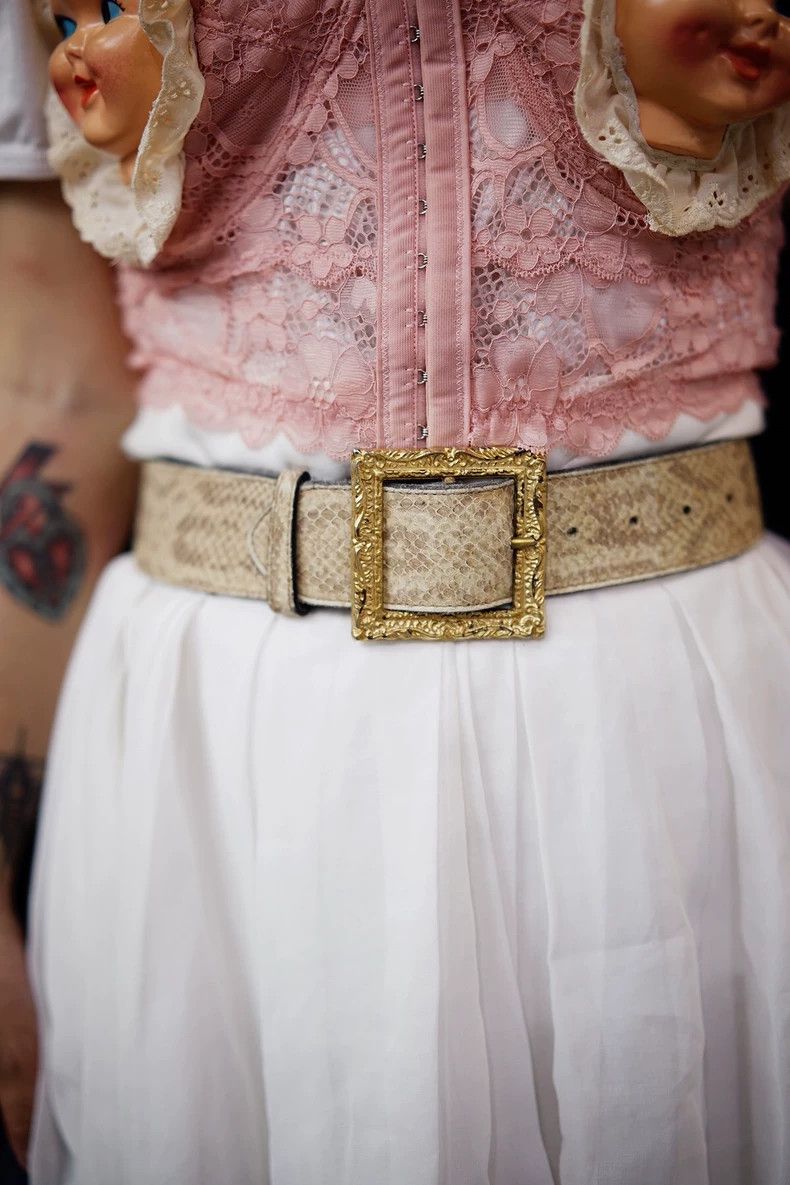 Vivienne Westwood Vivienne Westwood Snake Print Belt Rare Model Size ONE SIZE - 5 Thumbnail