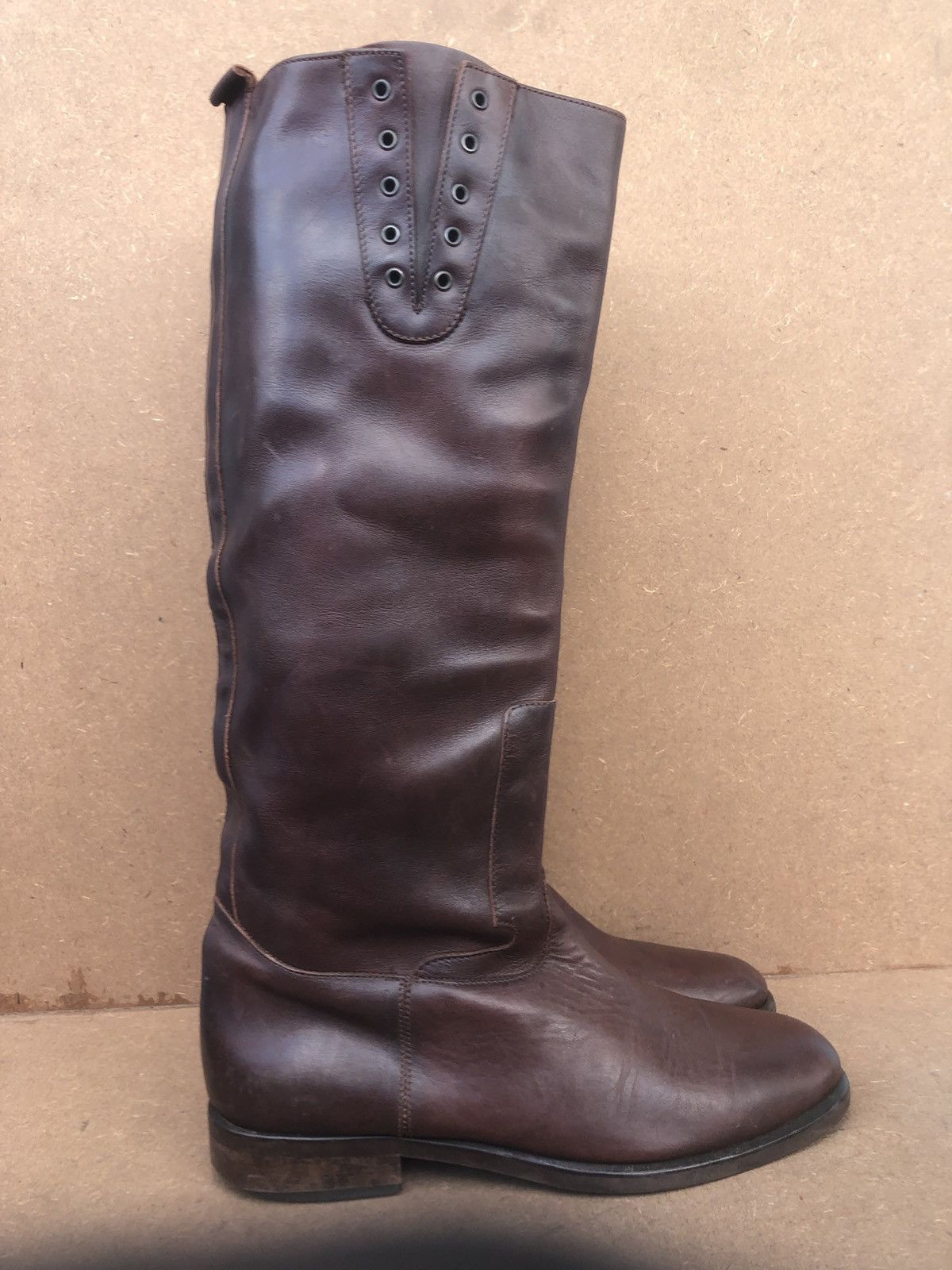 Golden Goose × Vintage Golden Goose Brown Leather Women’s Boots Size 41 Size US 11 / IT 41 - 3 Thumbnail