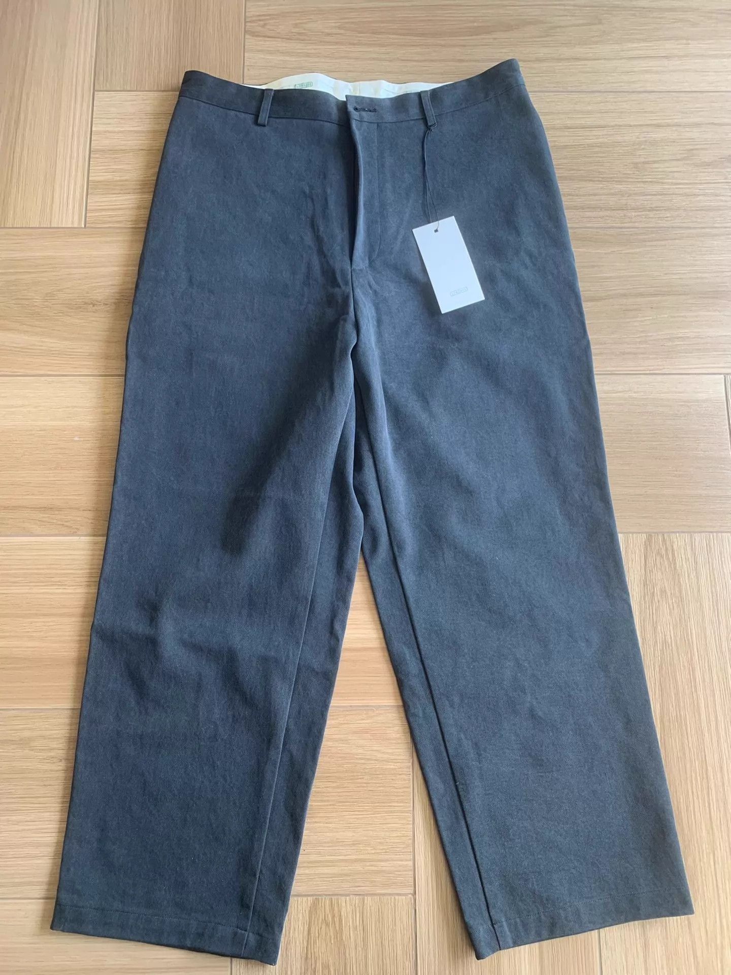 A.PRESSE Black Casual Trousers Size 34 Size US 34 / EU 50 - 1 Thumbnail