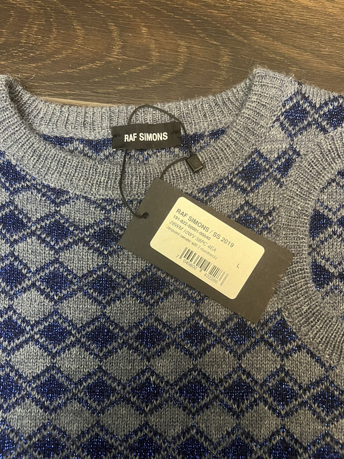 Raf Simons Raf Simons Hole Detail Knitted Jumpe Size US L / EU 52-54 / 3 - 6 Thumbnail