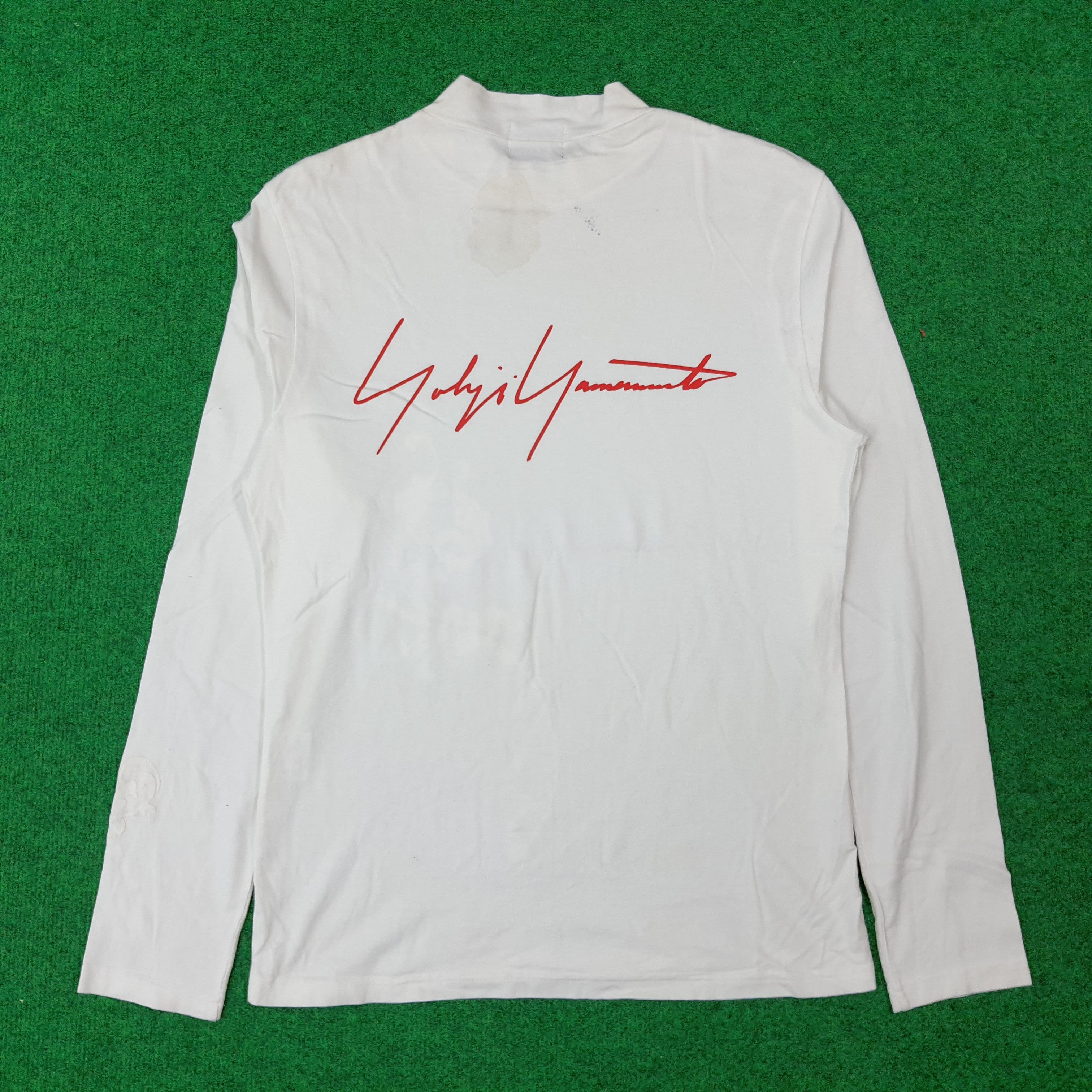 Yohji Yamamoto Vintage Yohji Yamamoto A.A.R Custom Red Logo Tshirt C276N42 Size US M / EU 48-50 / 2 - 1 Thumbnail