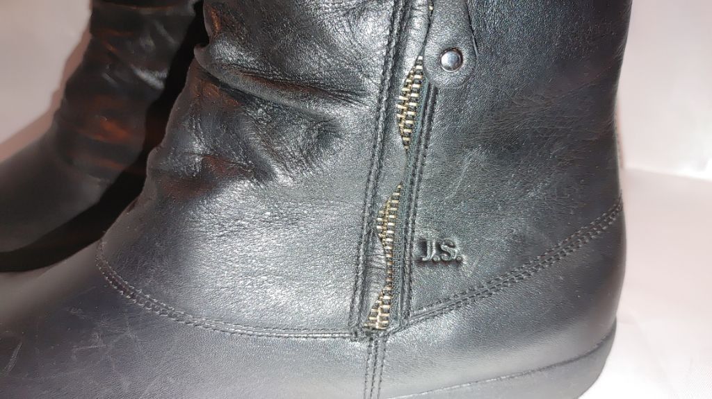JOSEF SEIBAL Josef Seibel Naly 24 Ruched Leather Boots Size 40 Size US 9.5 / IT 39.5 - 3 Thumbnail