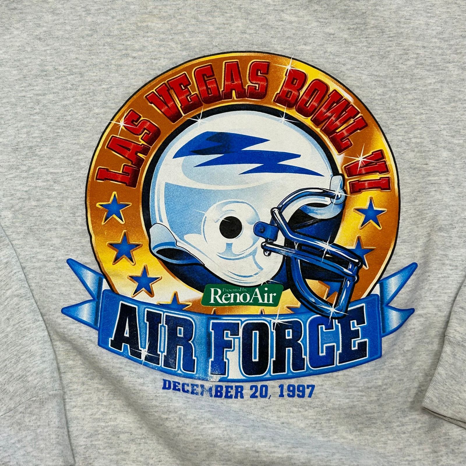 Vintage 1997 Las Vegas Bowl Air Force Football Crewneck Sweater Size US XXL / EU 58 / 5 - 2 Thumbnail