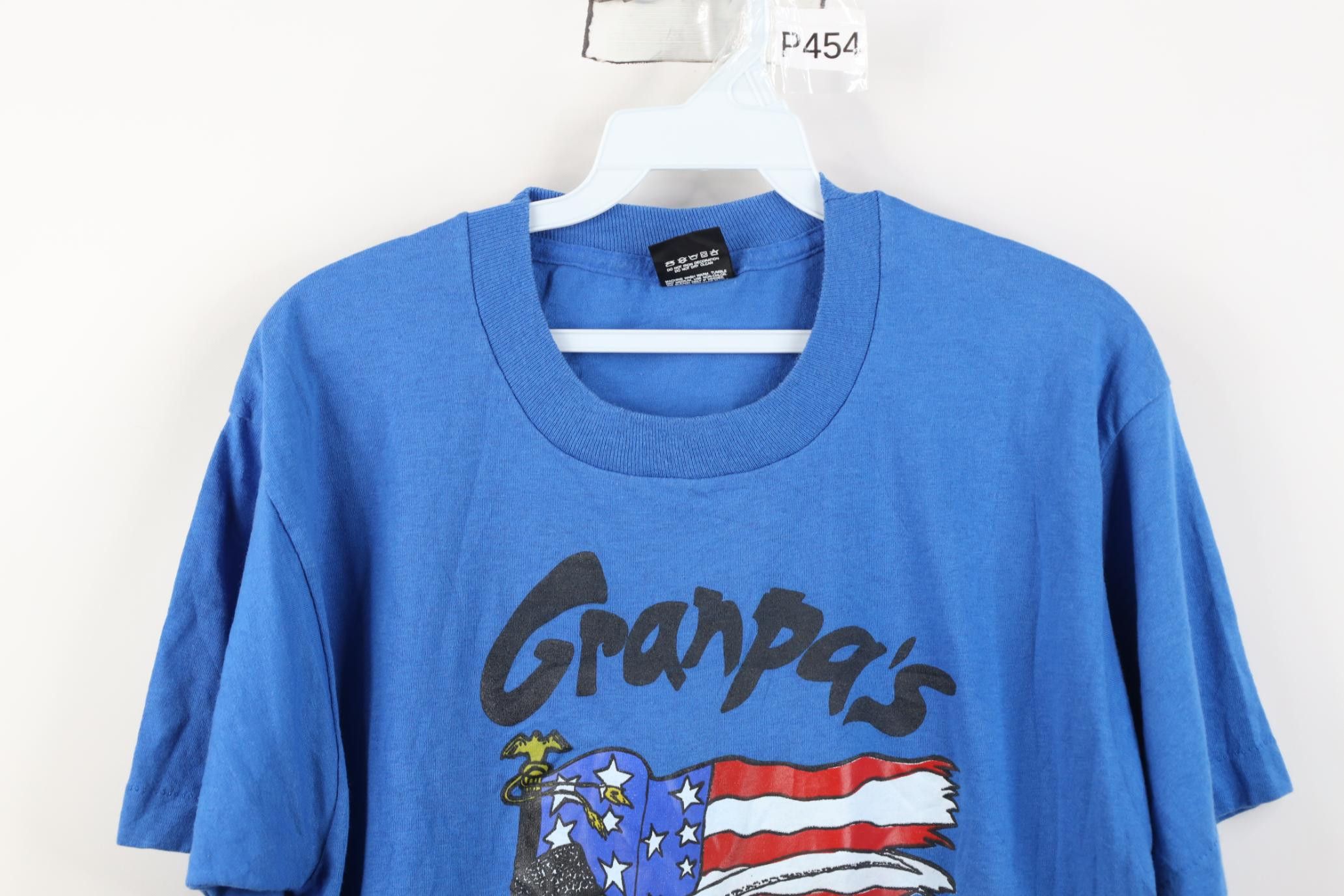 Vintage Vintage 80s 90s Granpa's Pub Civil War Soldier T-Shirt Size US L / EU 52-54 / 3 - 2 Thumbnail