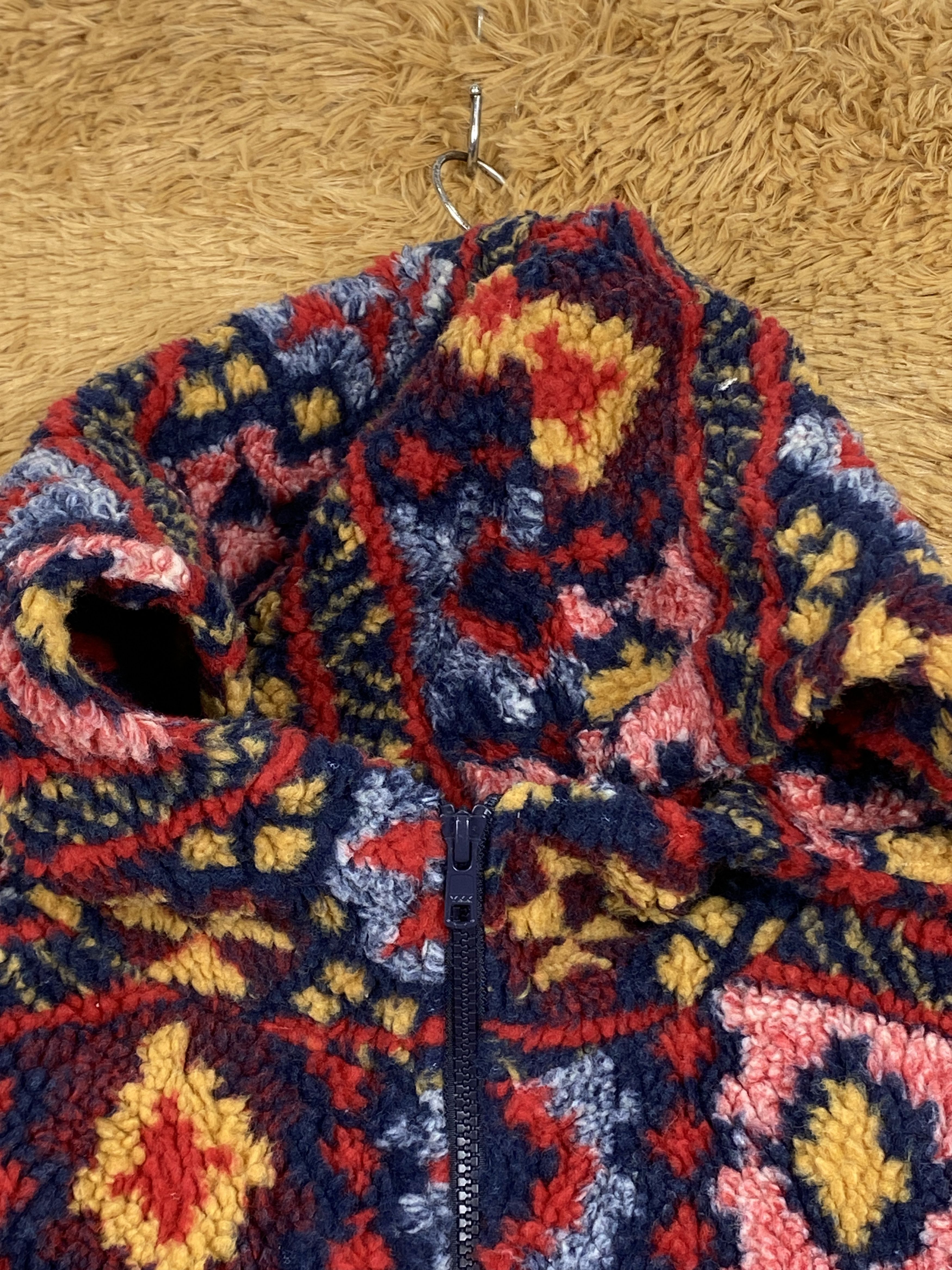 Japanese Brand Vintage Smile Land Fleece Native Aztec Navajo Jacket J1751 Size US XXL / EU 58 / 5 - 3 Thumbnail