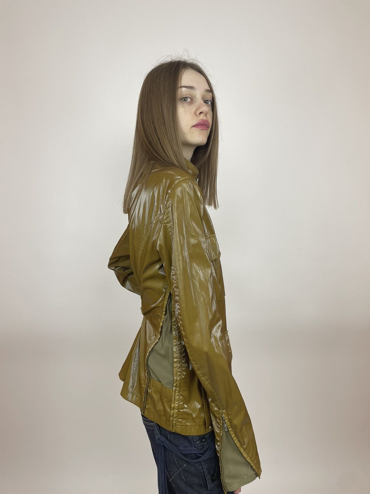 Belstaff Belstaff Gold Neon Cargo Belted jacket Womens size 46 Size L / US 10 / IT 46 - 8 Thumbnail