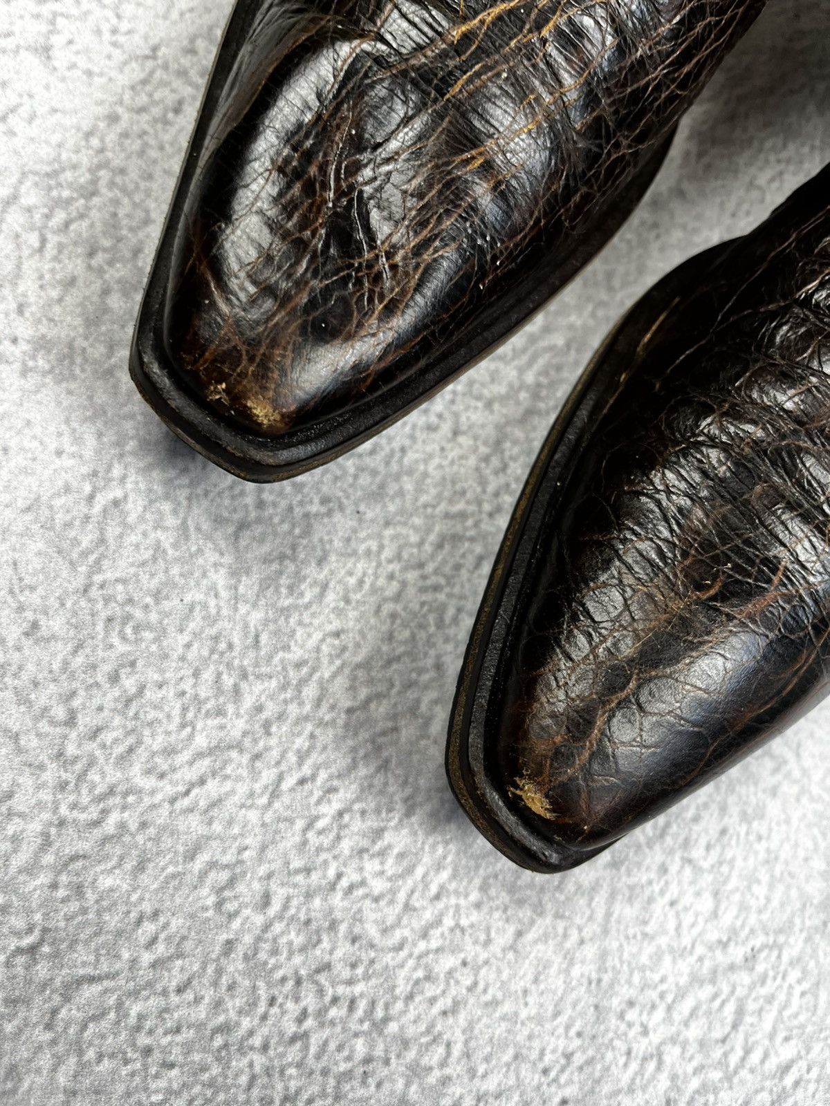 Vintage Leather boots avant garde style vintage size 41 Size US 8 / EU 41 - 6 Thumbnail