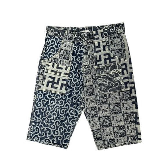 Kapital × Kapital Kountry Kapital patchwork shorts Manji- Bhudist symbol Size US 31 - 1 Thumbnail