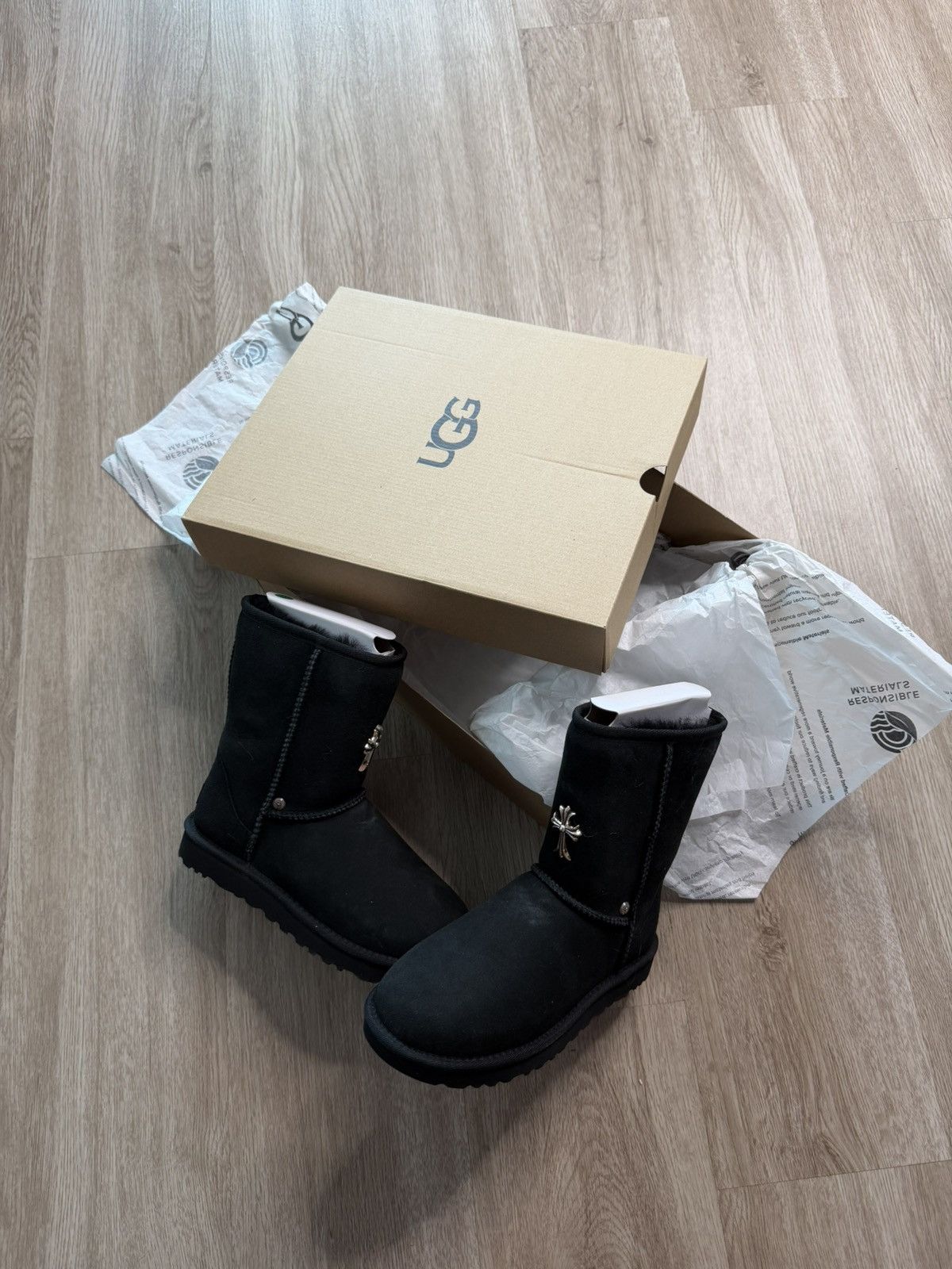 Chrome Hearts Chrome Heart UGGS Size US 5 / IT 35 - 1 Thumbnail
