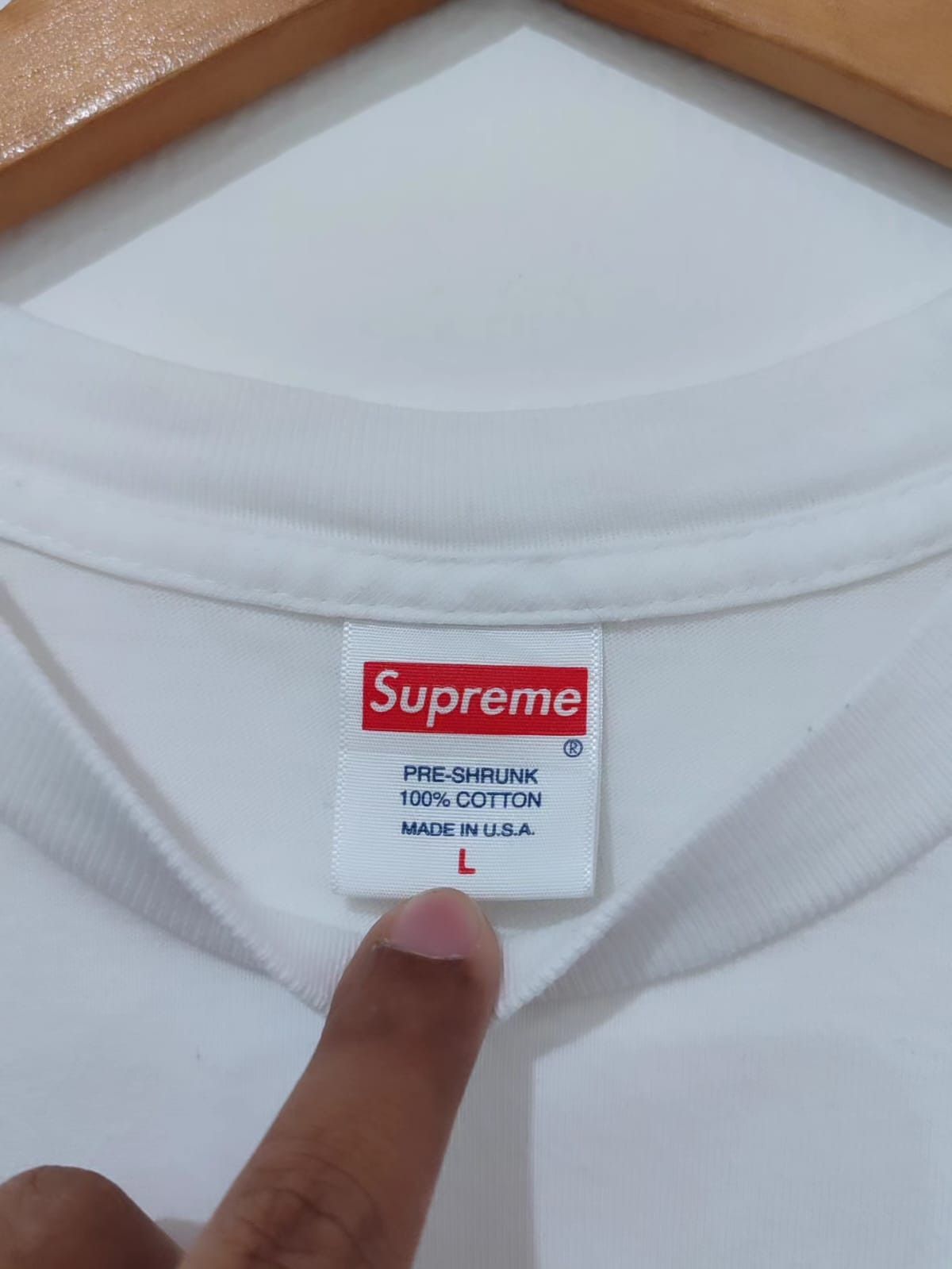 Supreme Supreme gas tee white Size US L / EU 52-54 / 3 - 5 Thumbnail