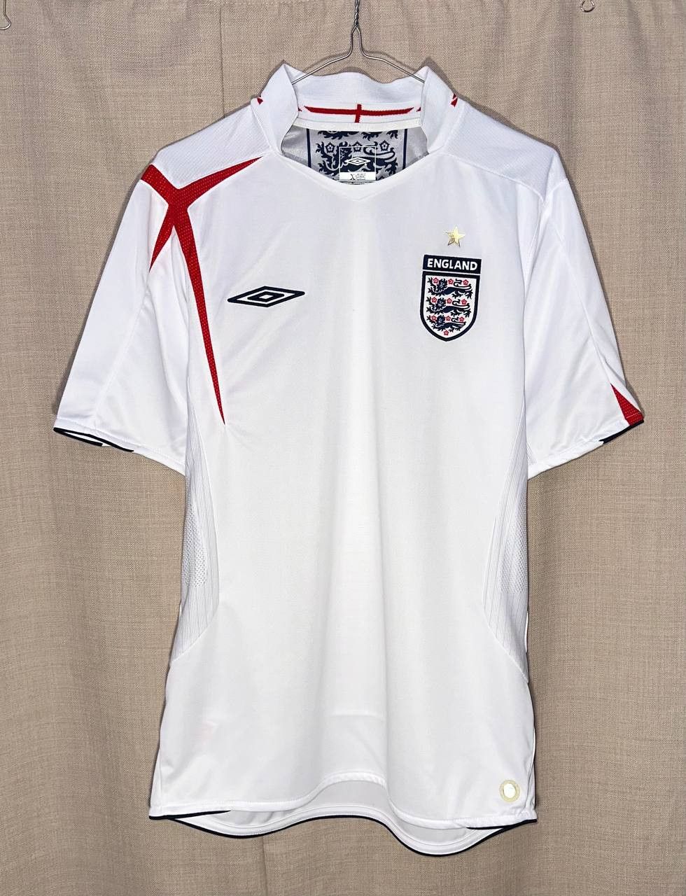 Umbro Umbro England home 2005 - 2007 football shirt jersey soccer Size US M / EU 48-50 / 2 - 1 Thumbnail
