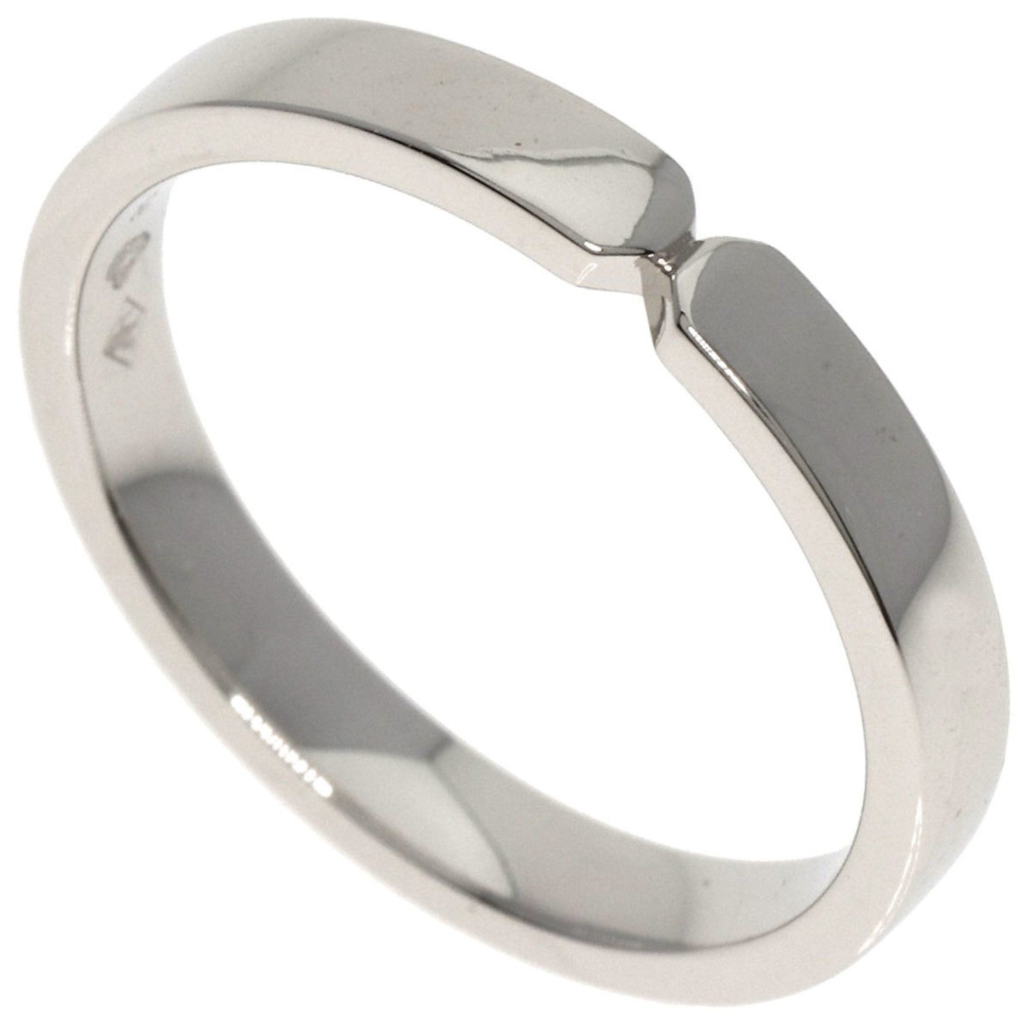 image of Hermes~ Ever Kelly 47 Ring Platinum Pt950 Women's in Silver