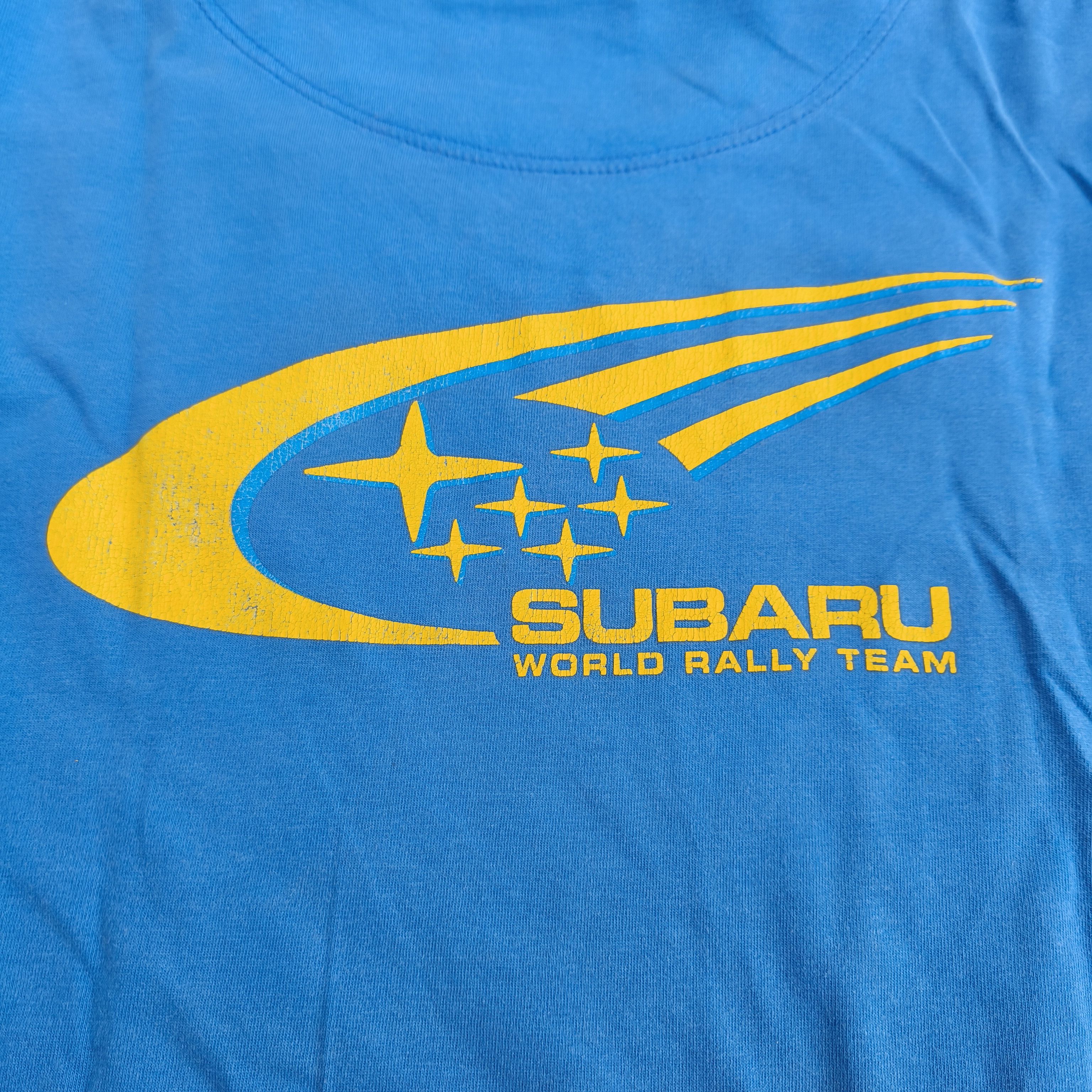 Vintage Vintage Subaru World Rally Racing Team T Shirt Size US M / EU 48-50 / 2 - 6 Thumbnail