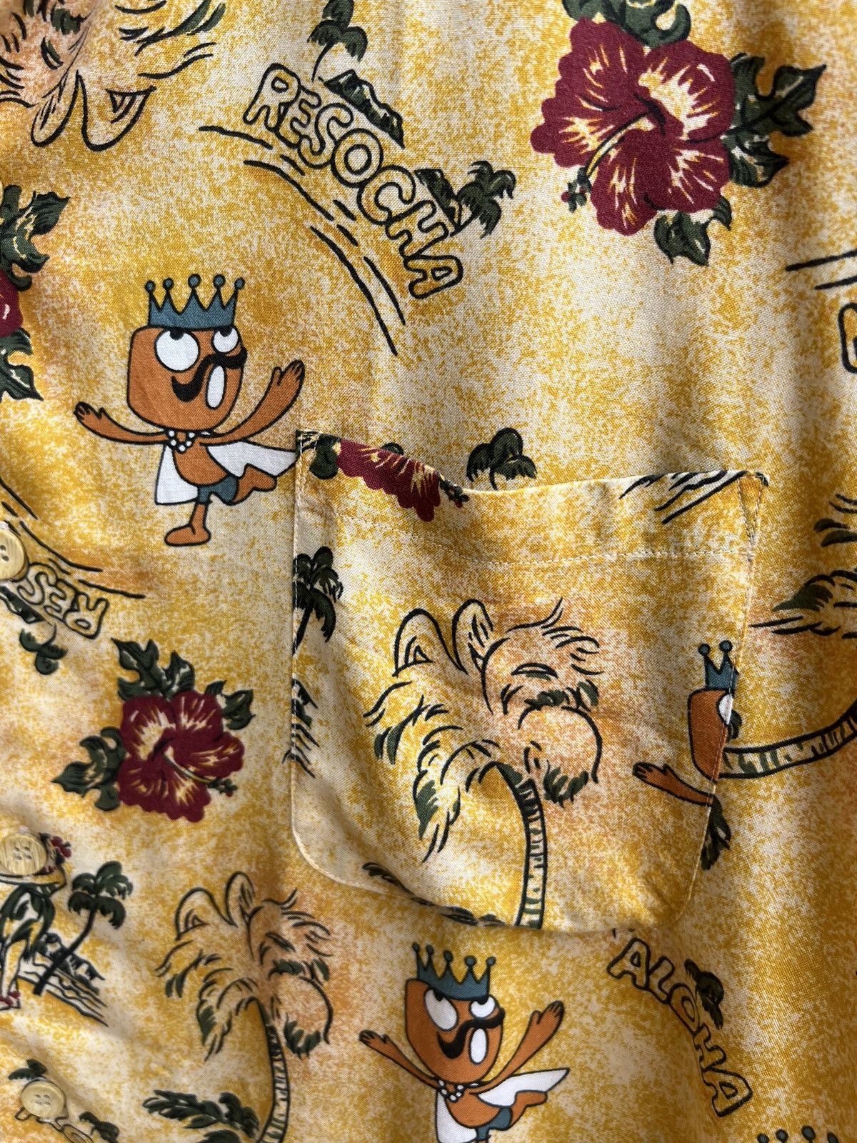 Vintage Resocha JAL Japan Hula Girl Oversized Rayon Hawaiian Size US L / EU 52-54 / 3 - 7 Thumbnail