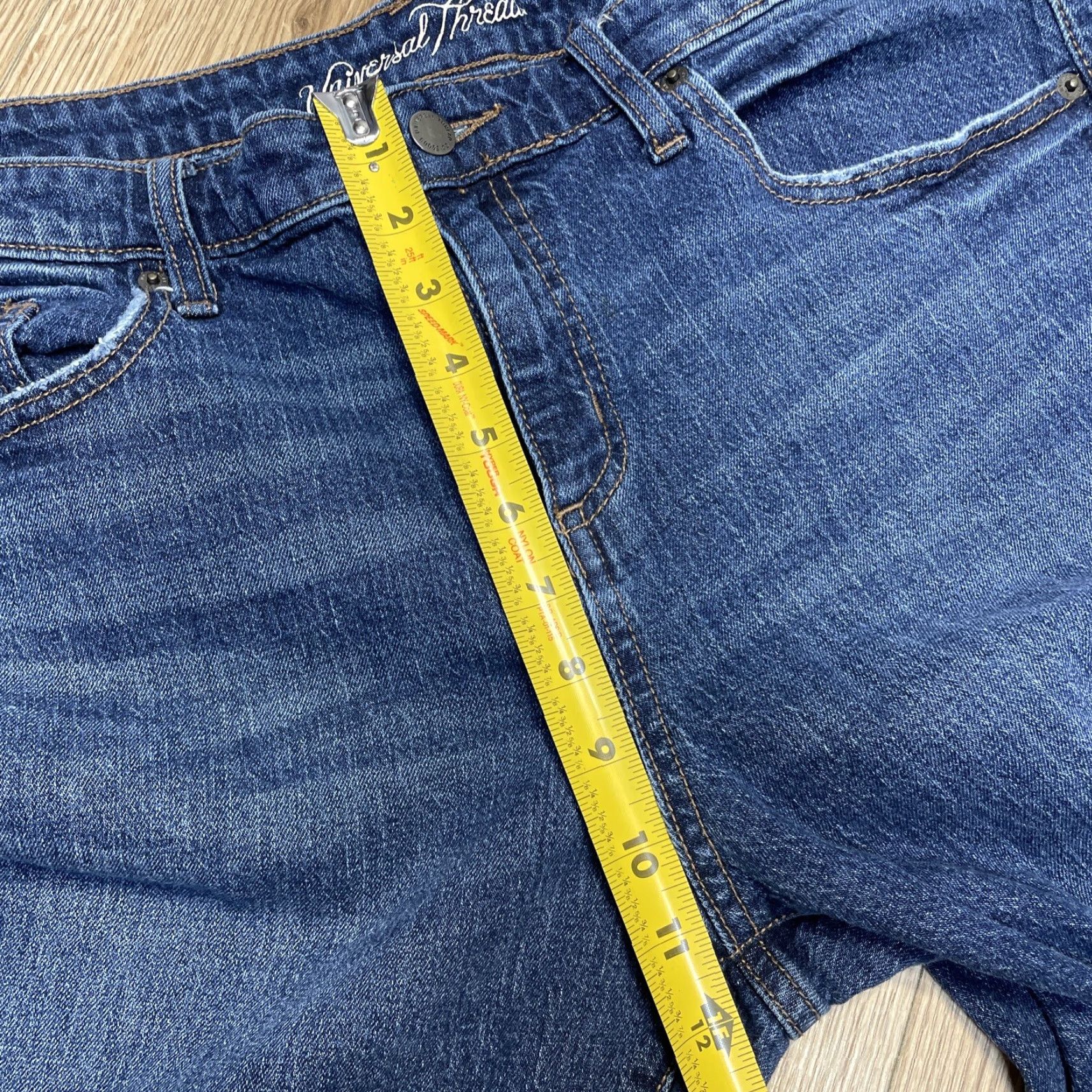 Vintage VINTAGE Universal Thread Women's Jeans Boyfriend Style Size 16 Blue Cotton Blend 90s, Casual, Casual Wear Size 38" / US 16 / IT 52 - 7 Thumbnail
