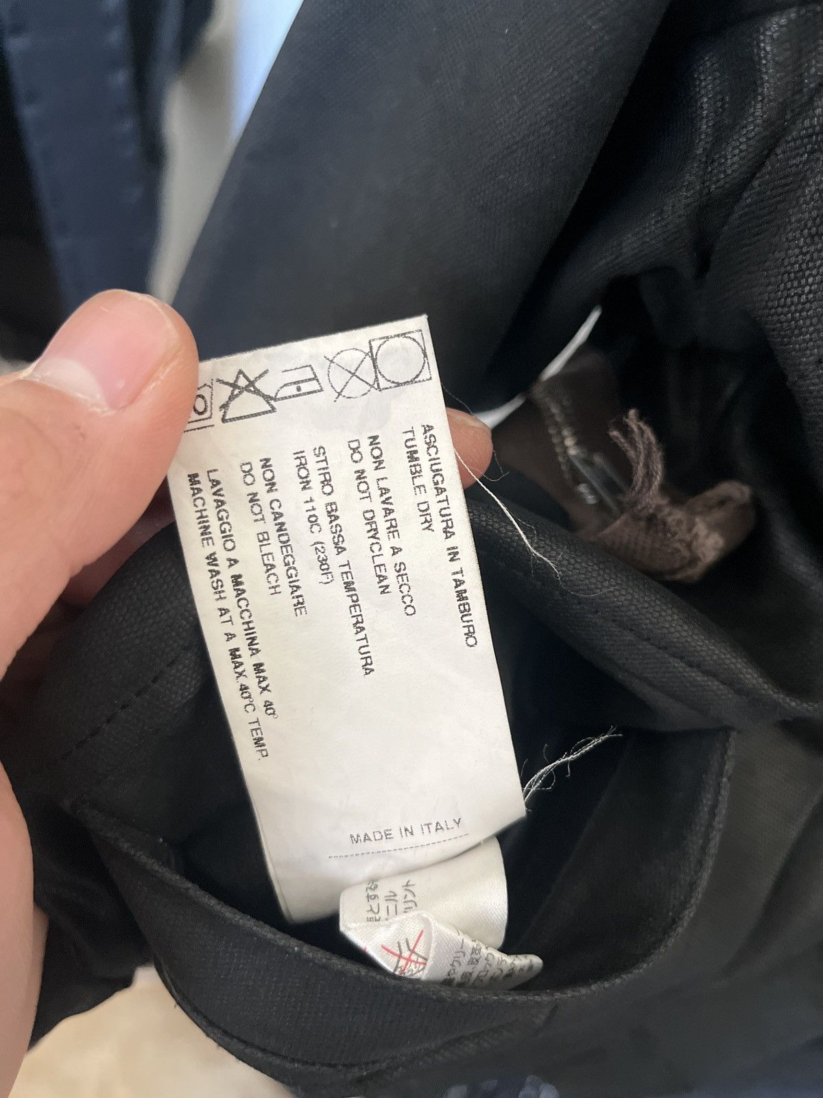 Rick Owens SS03 Rick Owens ‘Suckerball’ waxed denim cargo jacket Size US S / EU 44-46 / 1 - 7 Thumbnail