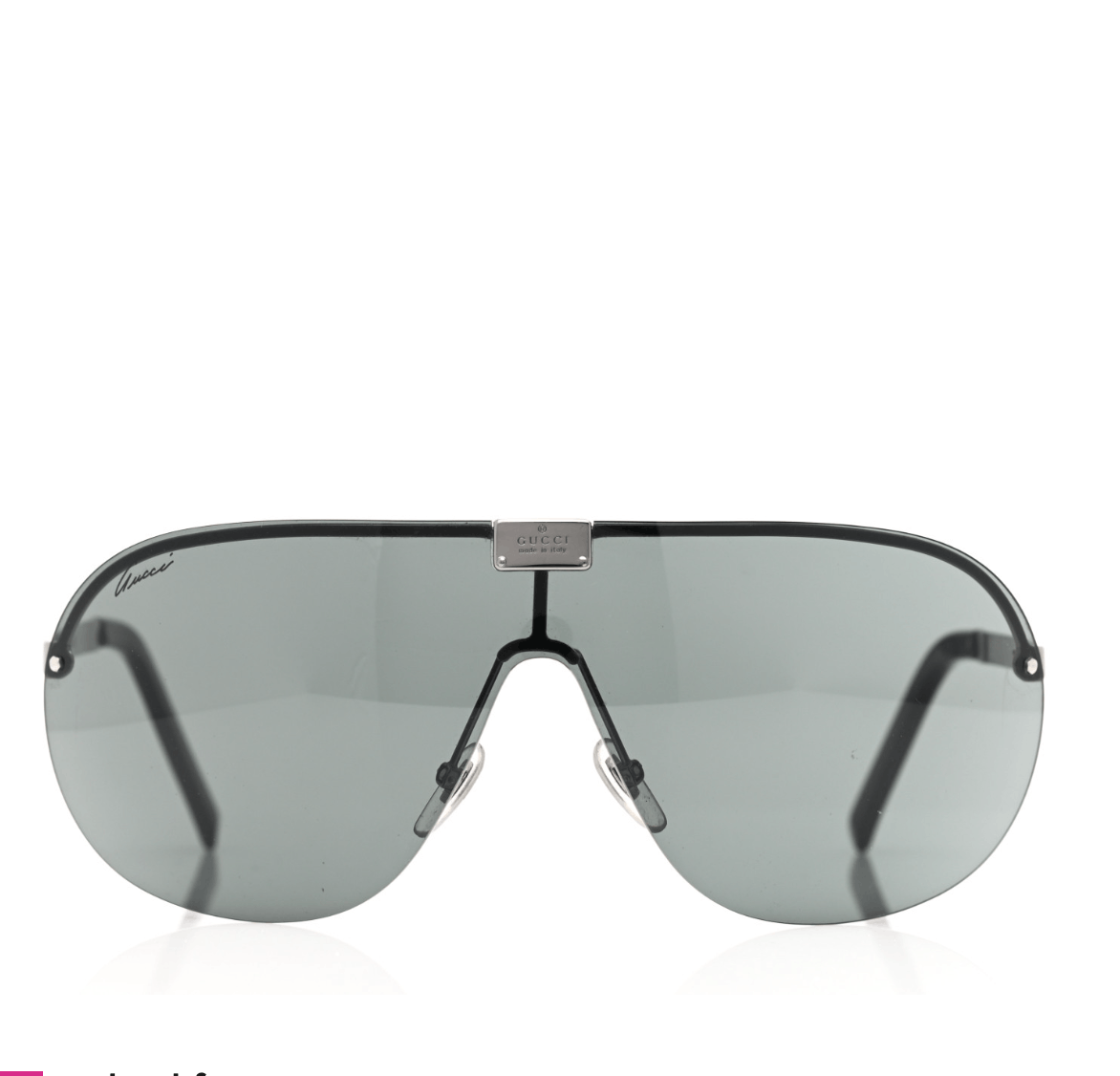 Gucci × Tom Ford × Vintage Gucci Sunglasses GG1853 Aviator Shield Sport Bike Vintage Size ONE SIZE - 2 Thumbnail