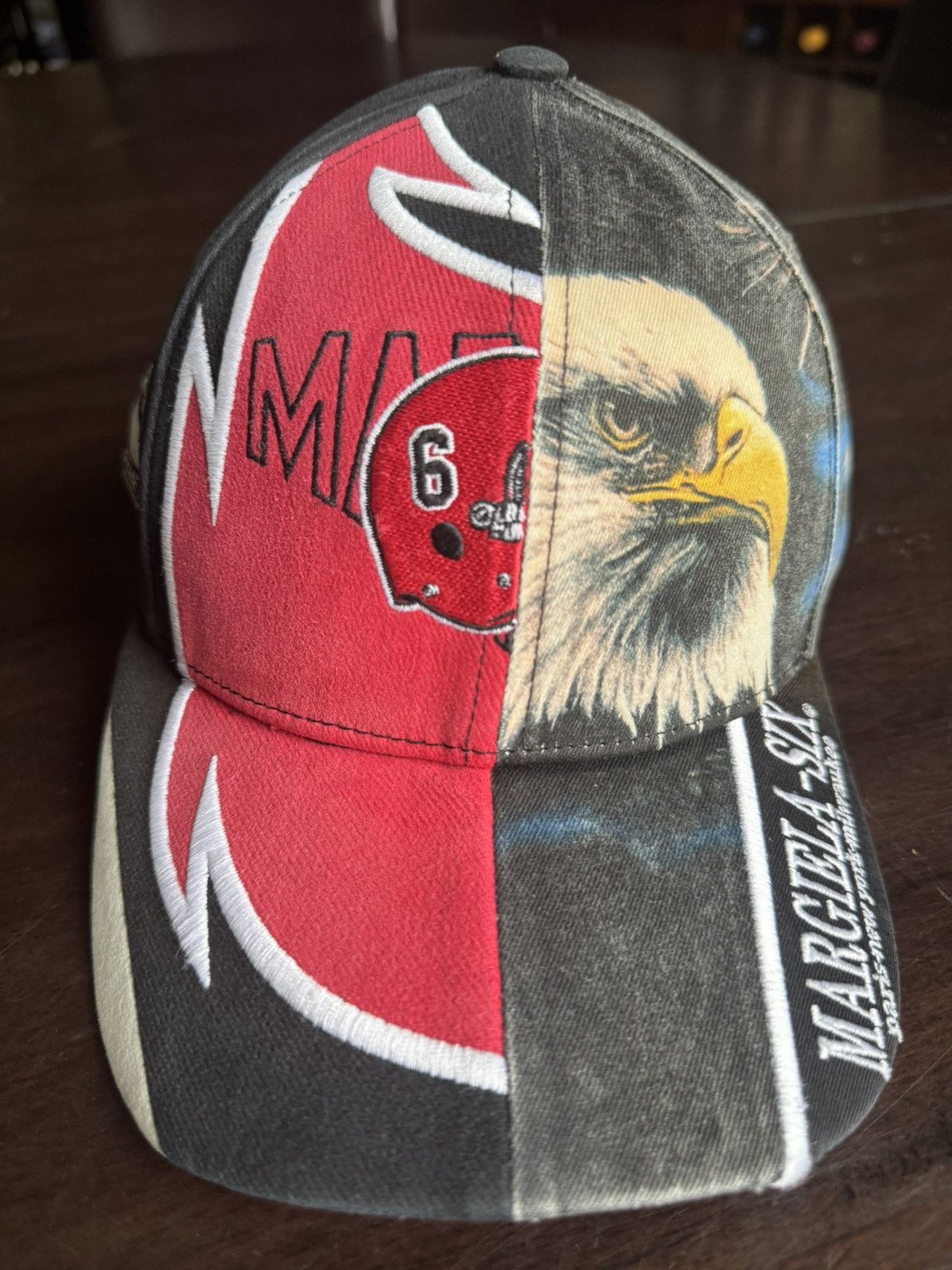 Maison Margiela × Supreme Supreme MM6 Maison Margiela Split 6 Panel Hat Black Size ONE SIZE - 2 Thumbnail