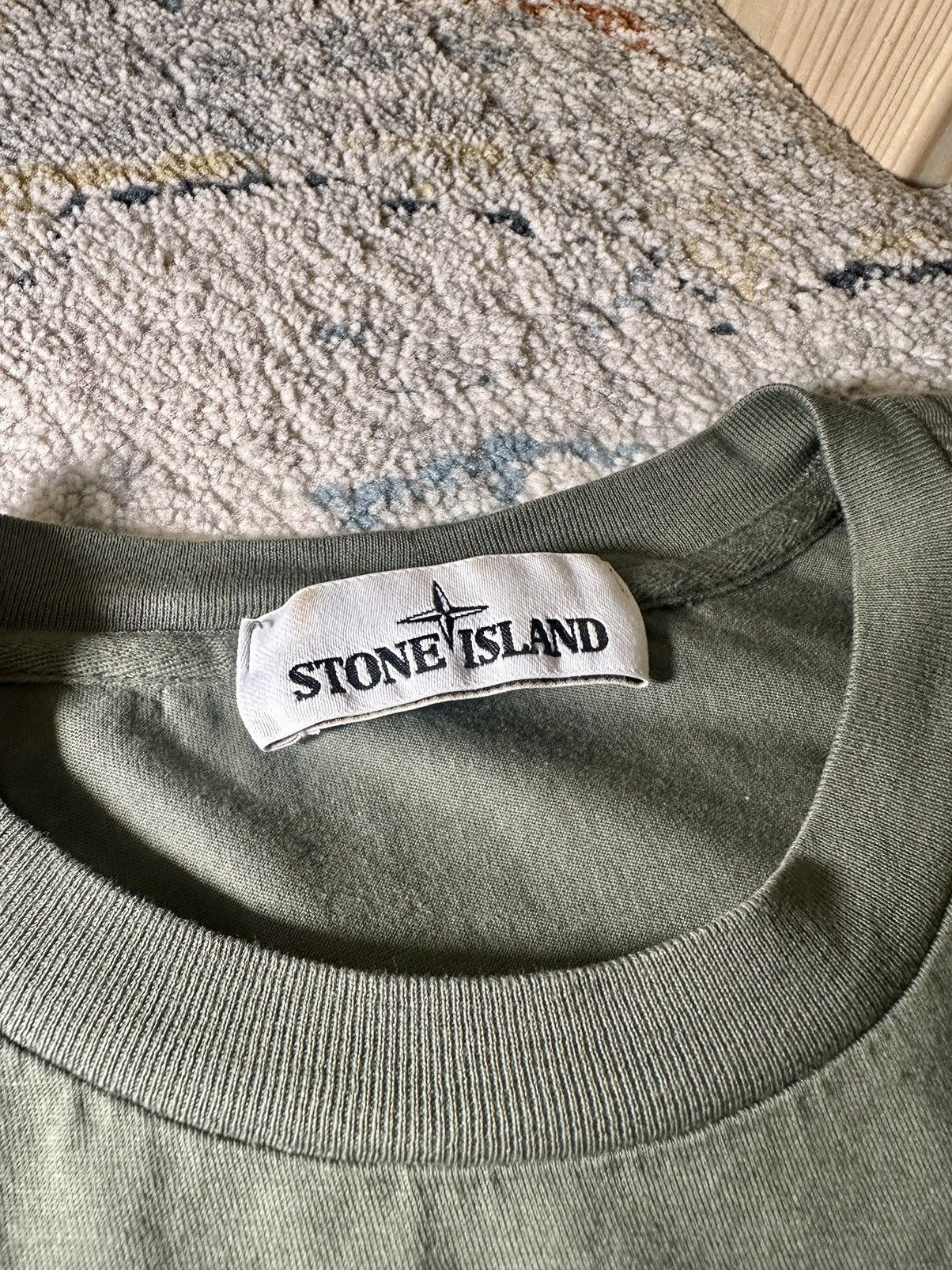 Stone Island Logo Pocket Short Sleeve Tee Shirt